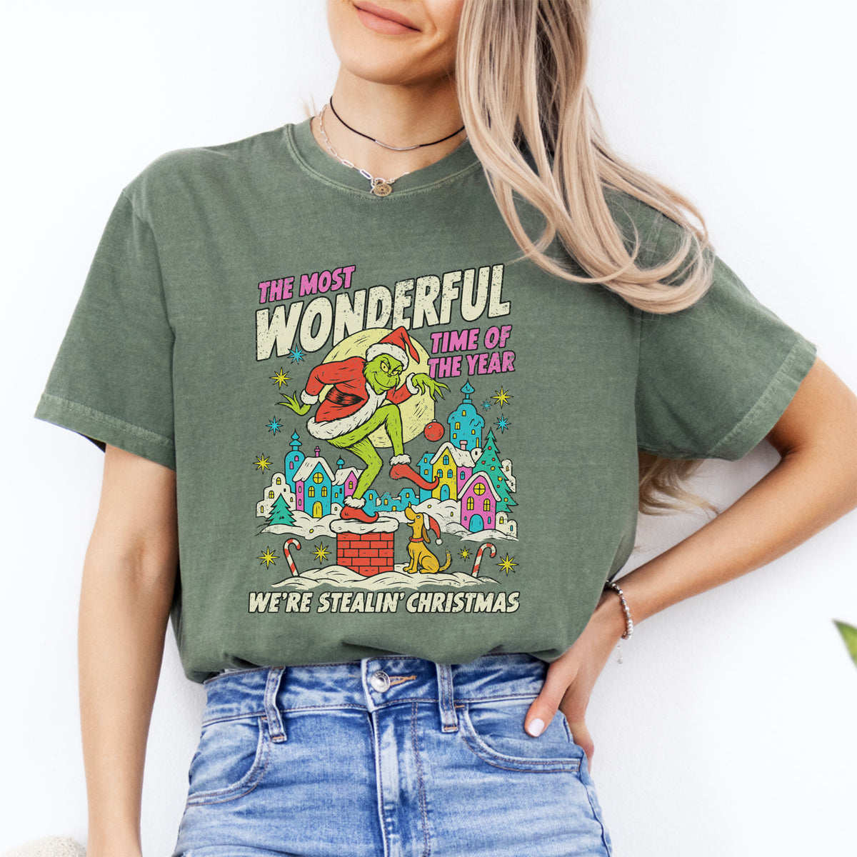 Camiseta de película navideña de los 90 «It's The Most Wonderful Time»