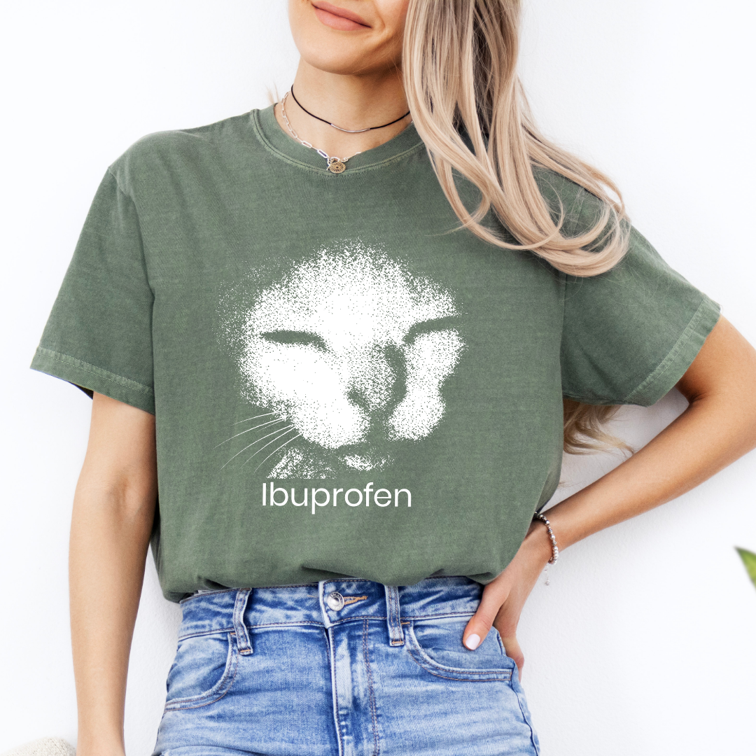 Ibuprofen Cat Tee