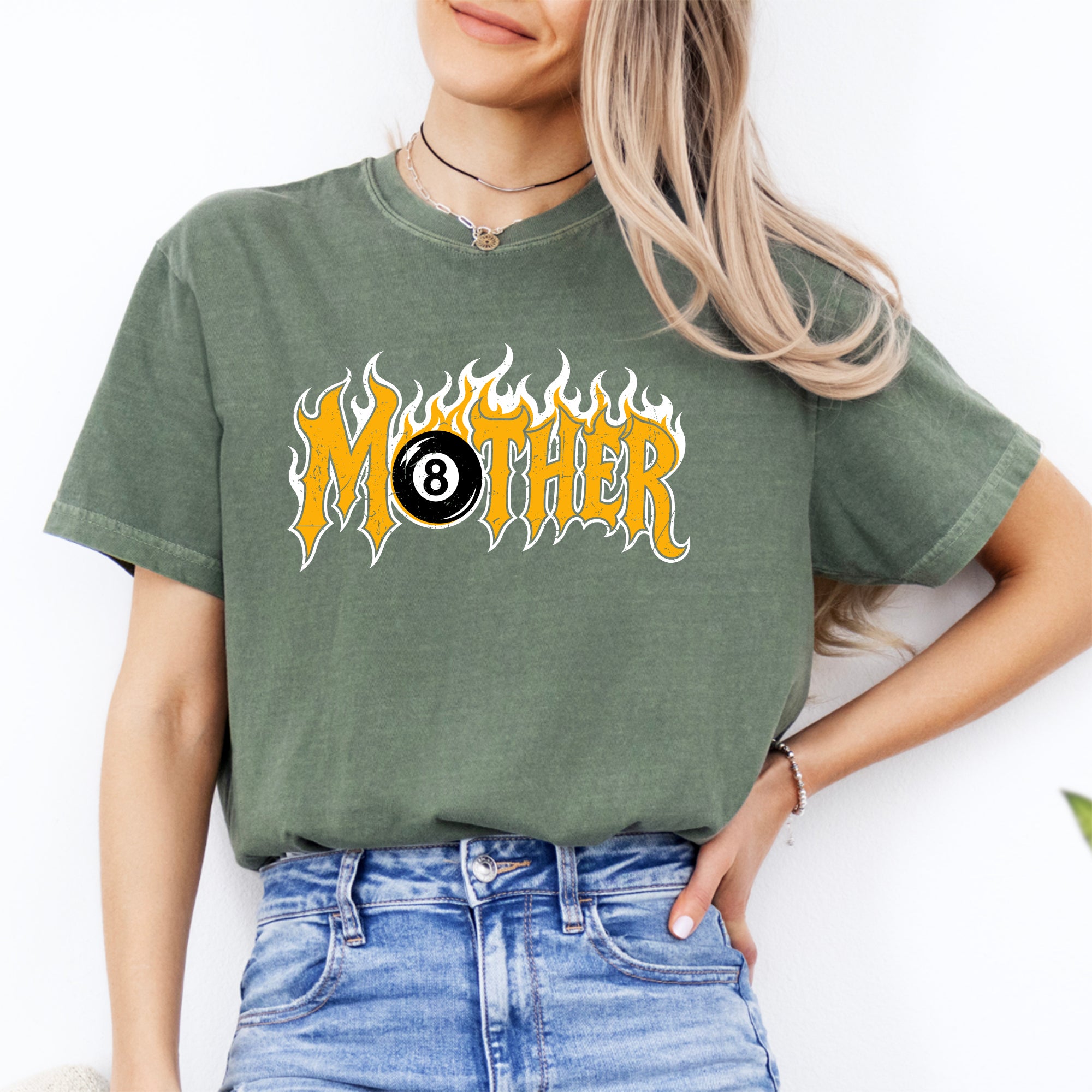Trendy 8 Ball Mother Tee