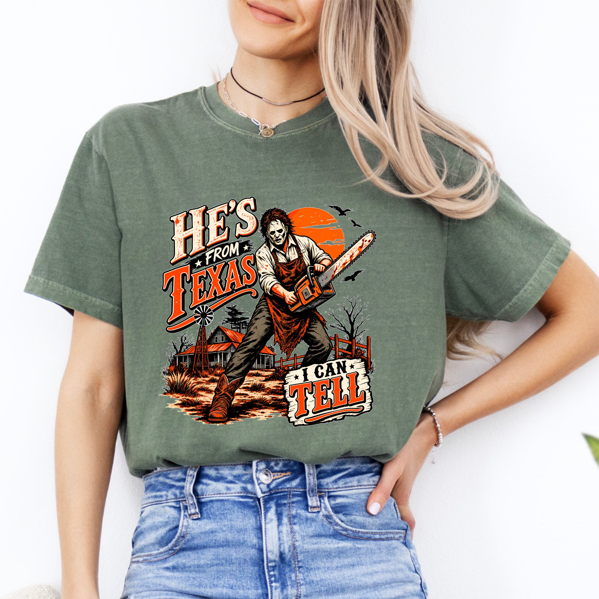 Camiseta «Él es de Texas»