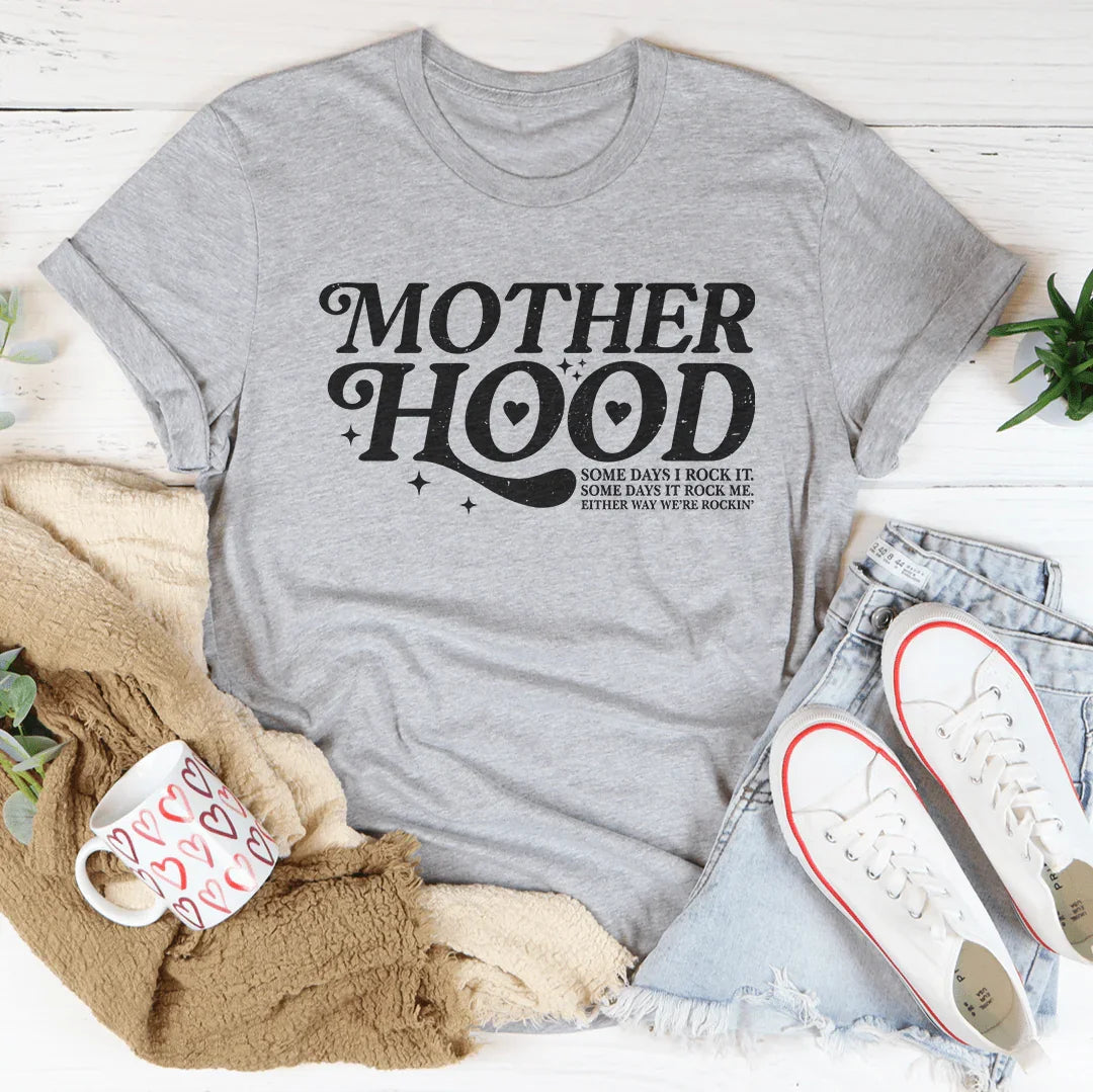 Mother Hood Some Days I Rock It Tee Athletic Heather / S Peachy Sunday T-Shirt