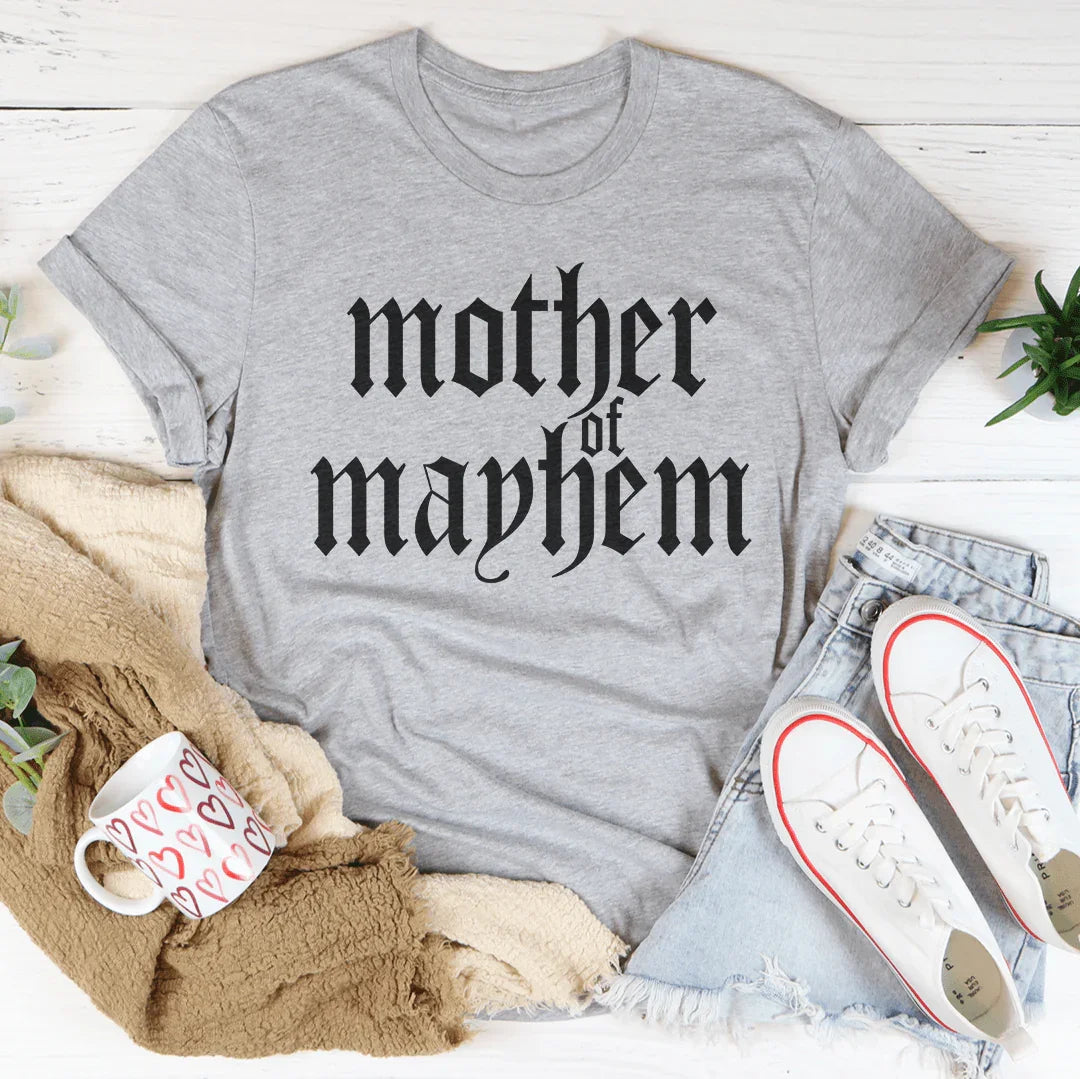 Mother Of Mayhem Tee Athletic Heather / S Peachy Sunday T-Shirt