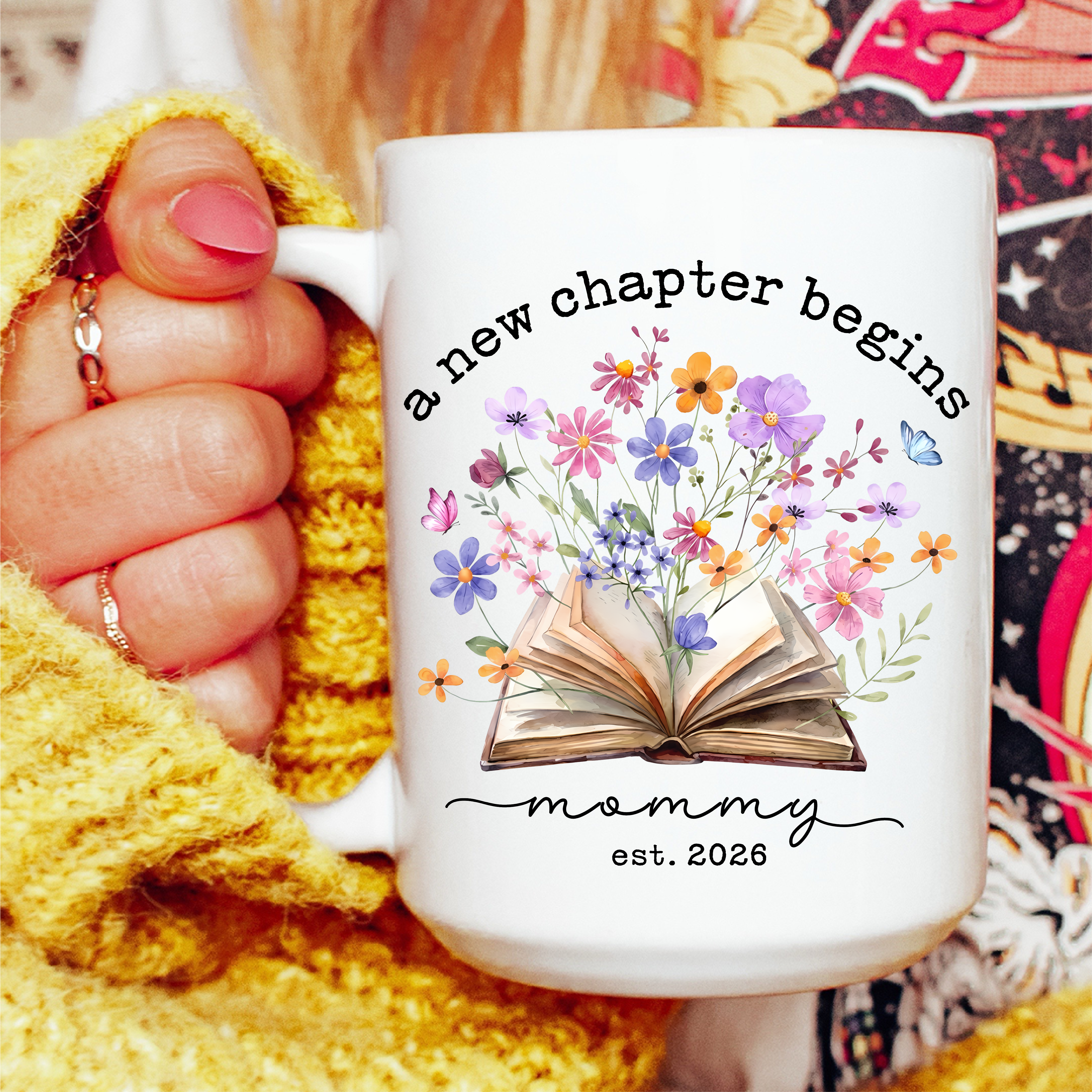 Personalized A New Chapter Begin Mug