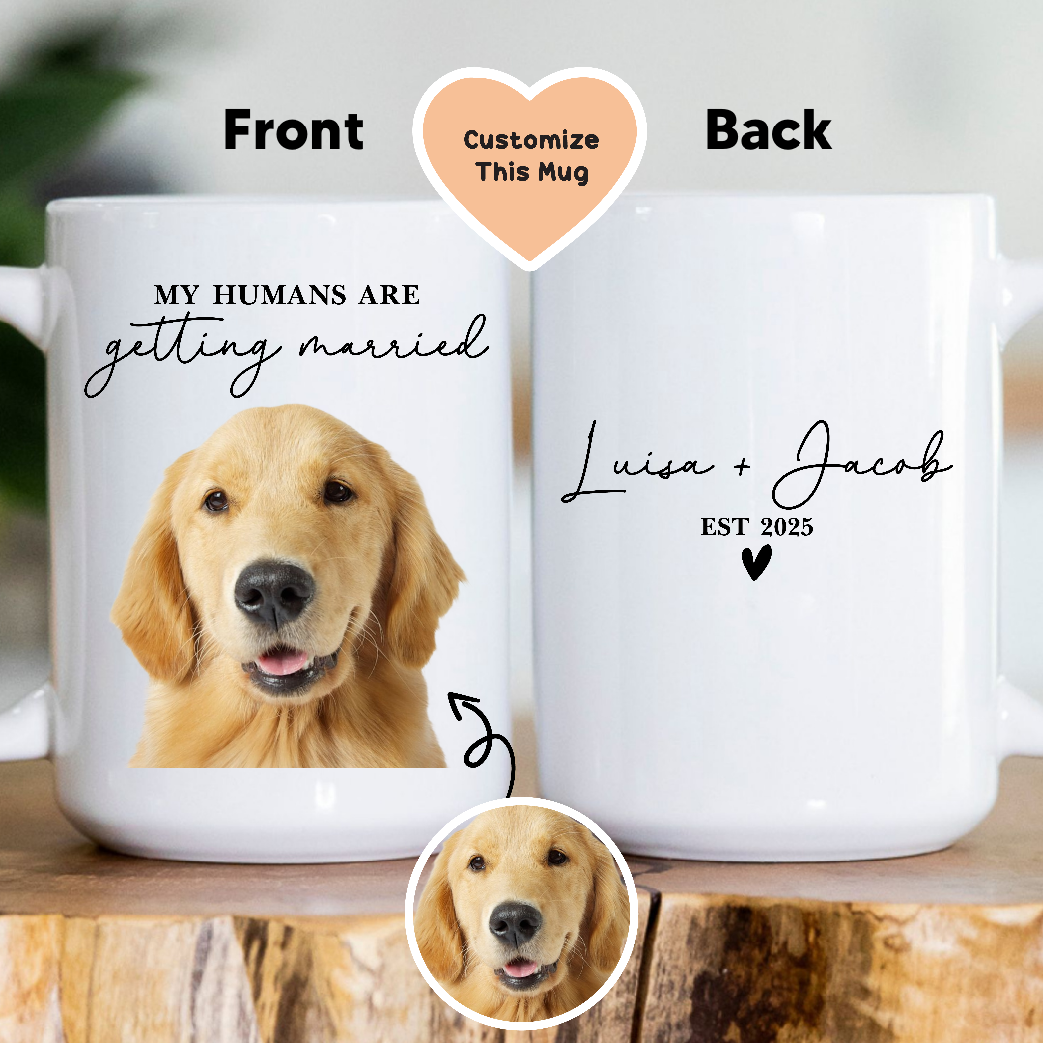 Custom Dog Photo Pet Lover Gift for Any Occasion Mug