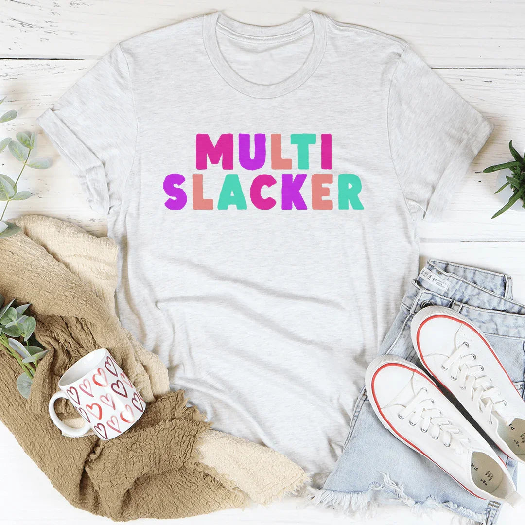 Multi Slacker Tee Ash / S Peachy Sunday T-Shirt