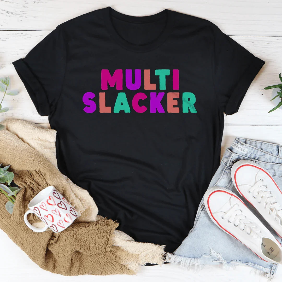 Multi Slacker Tee Black Heather / S Peachy Sunday T-Shirt