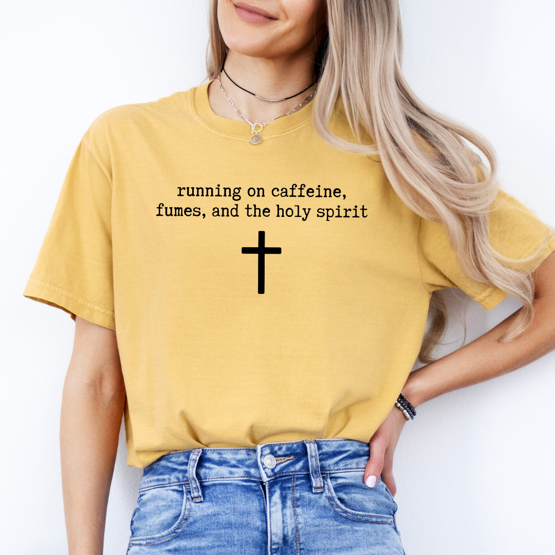Running On Caffeine Fumes Tee