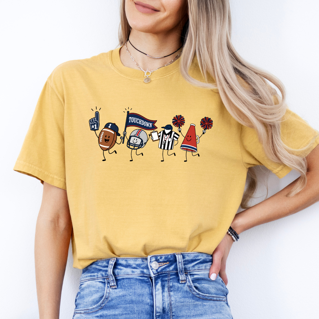 Football Doodles Tee