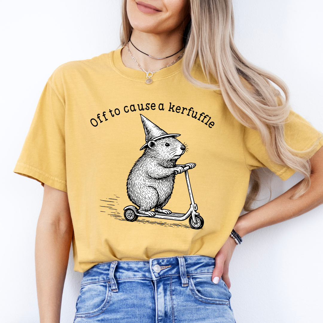 Off To Cause A Kerfuffle Tee