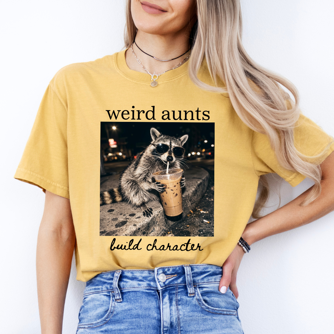 Weird Aunts Build Character Tee