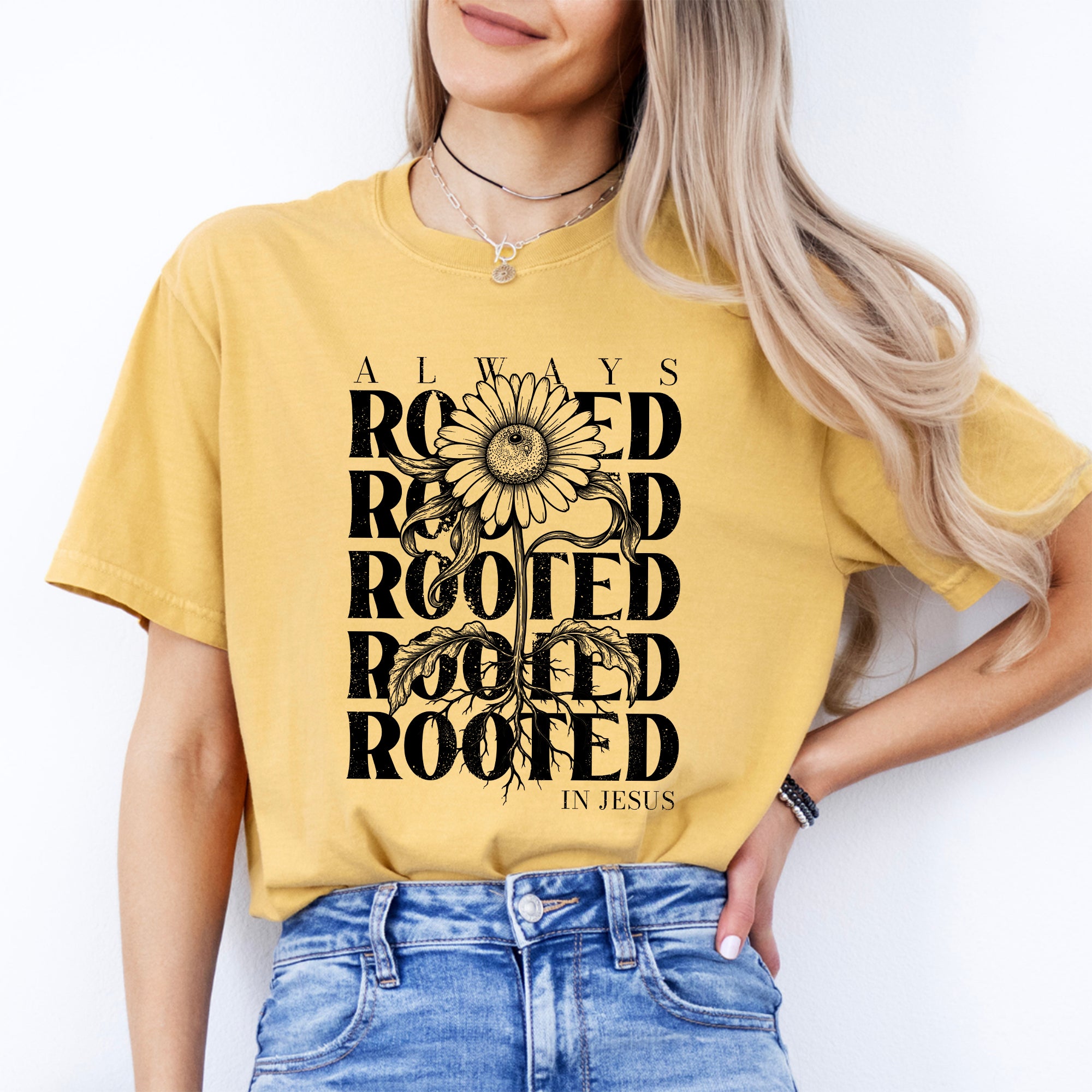 Immer in Jesus verwurzelt – T-Shirt