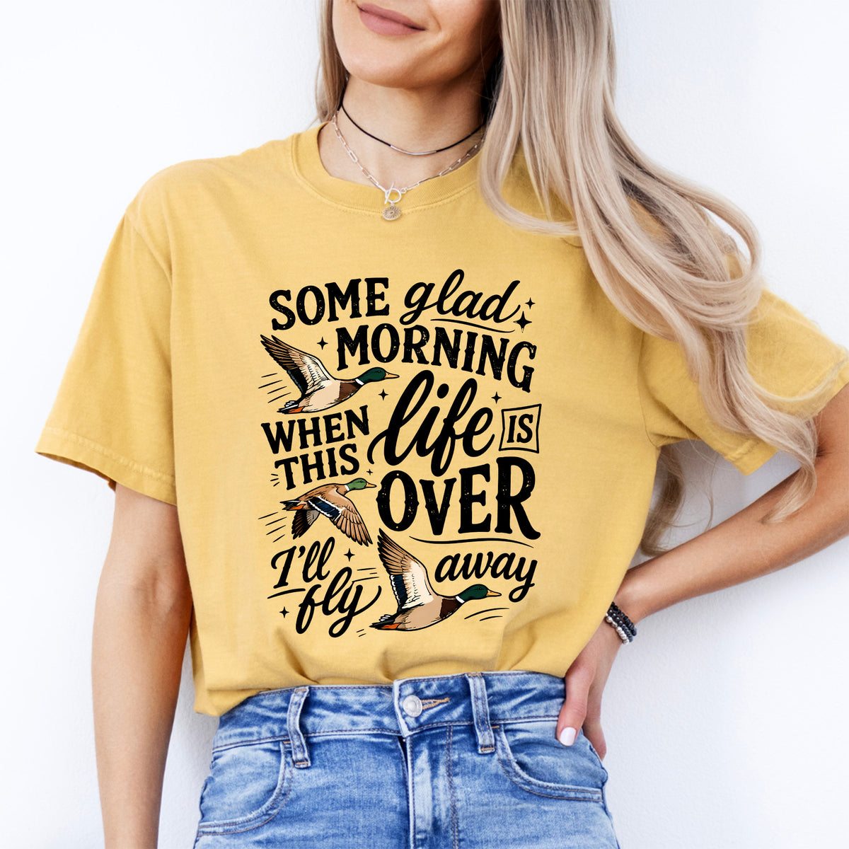 I'll Fly Away Graphic Tee – Vintage Gospel Hymn Shirt