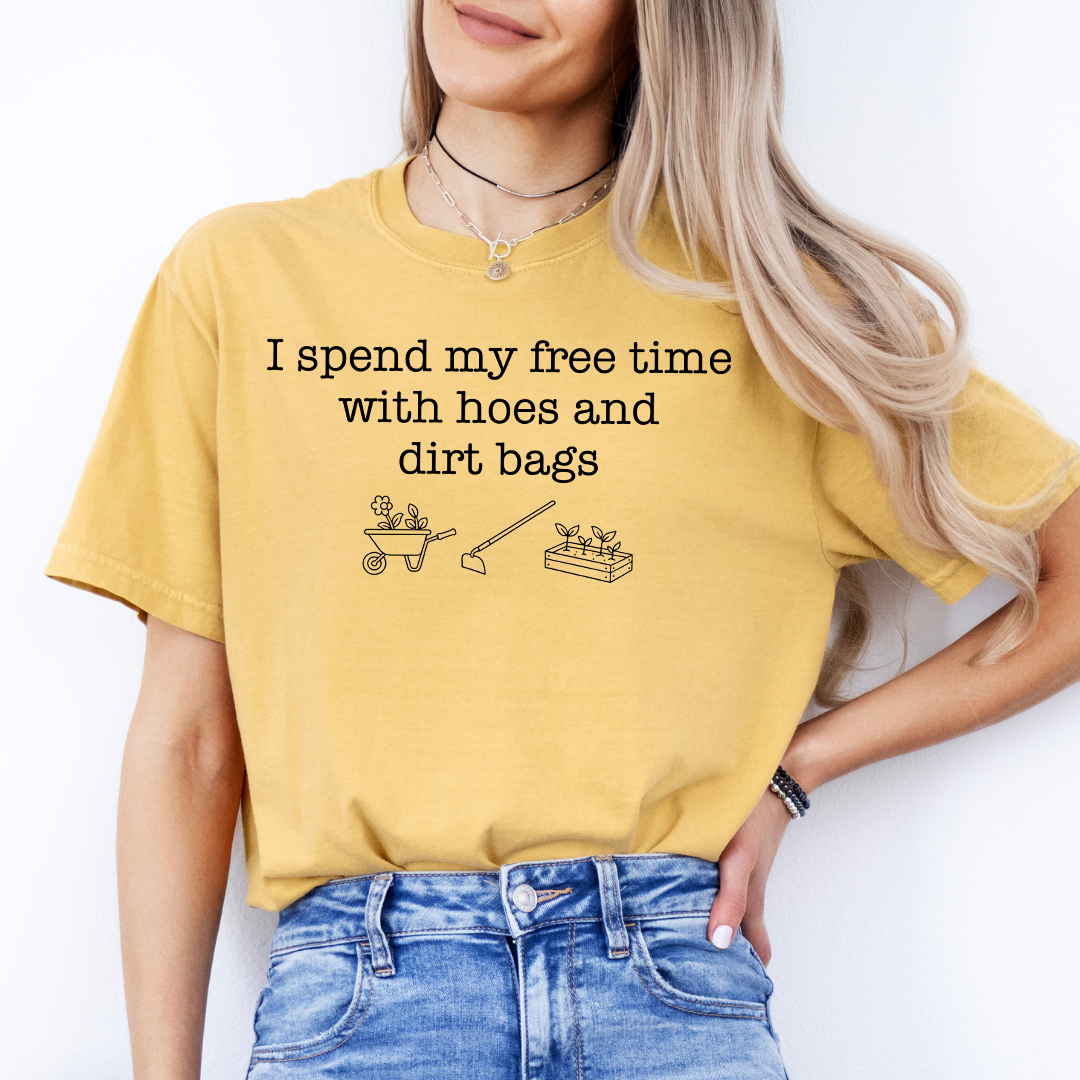 I Spend My Free Time With Hoes Tee