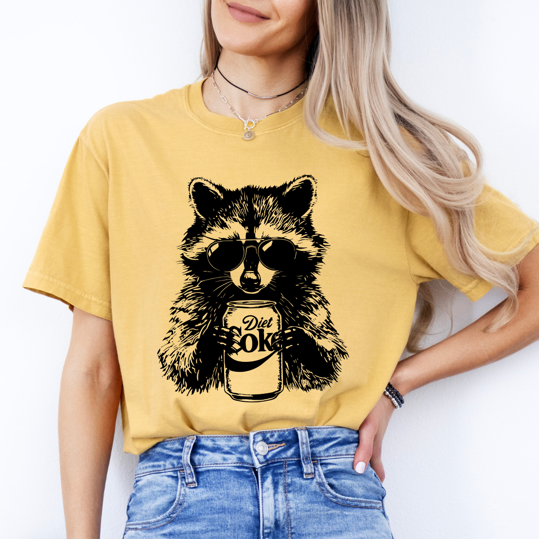 Raccoon Diet Coke Tee