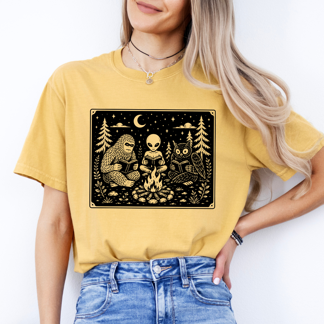 Cryptid Book Club Tee