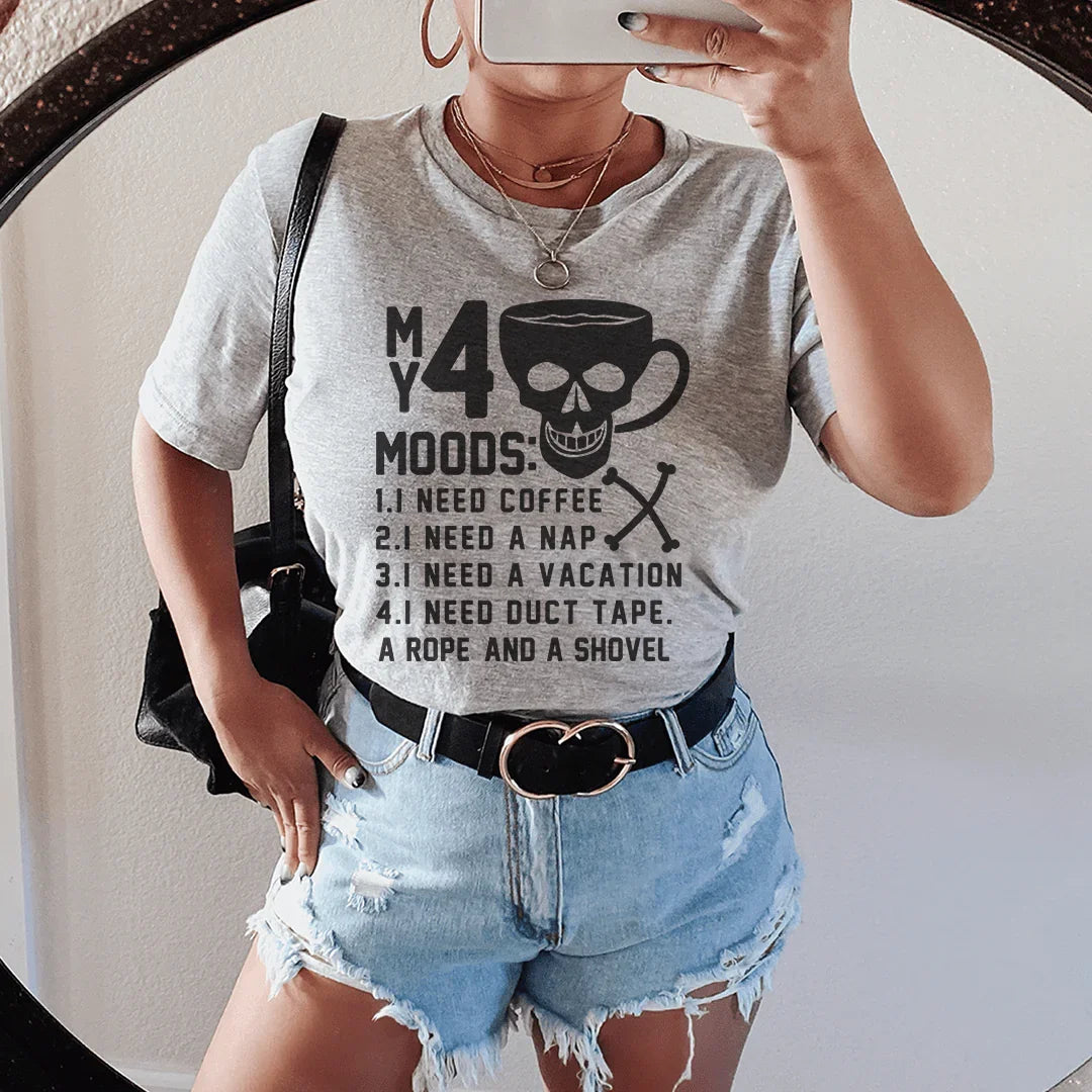 My 4 Moods Tee Athletic Heather / S Peachy Sunday T-Shirt