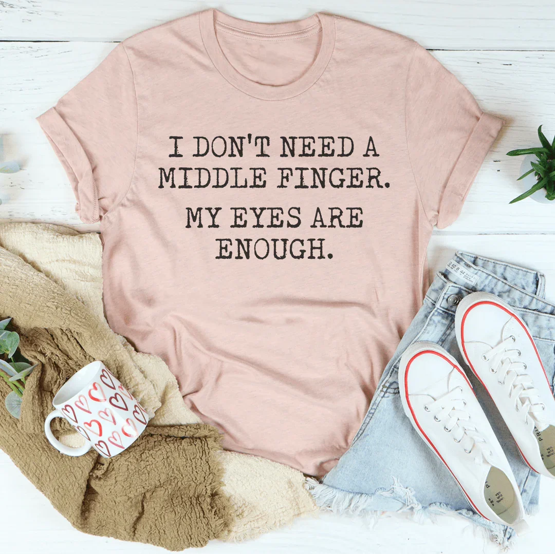 My Eyes Are Enough Tee Heather Prism Peach / S Peachy Sunday T-Shirt