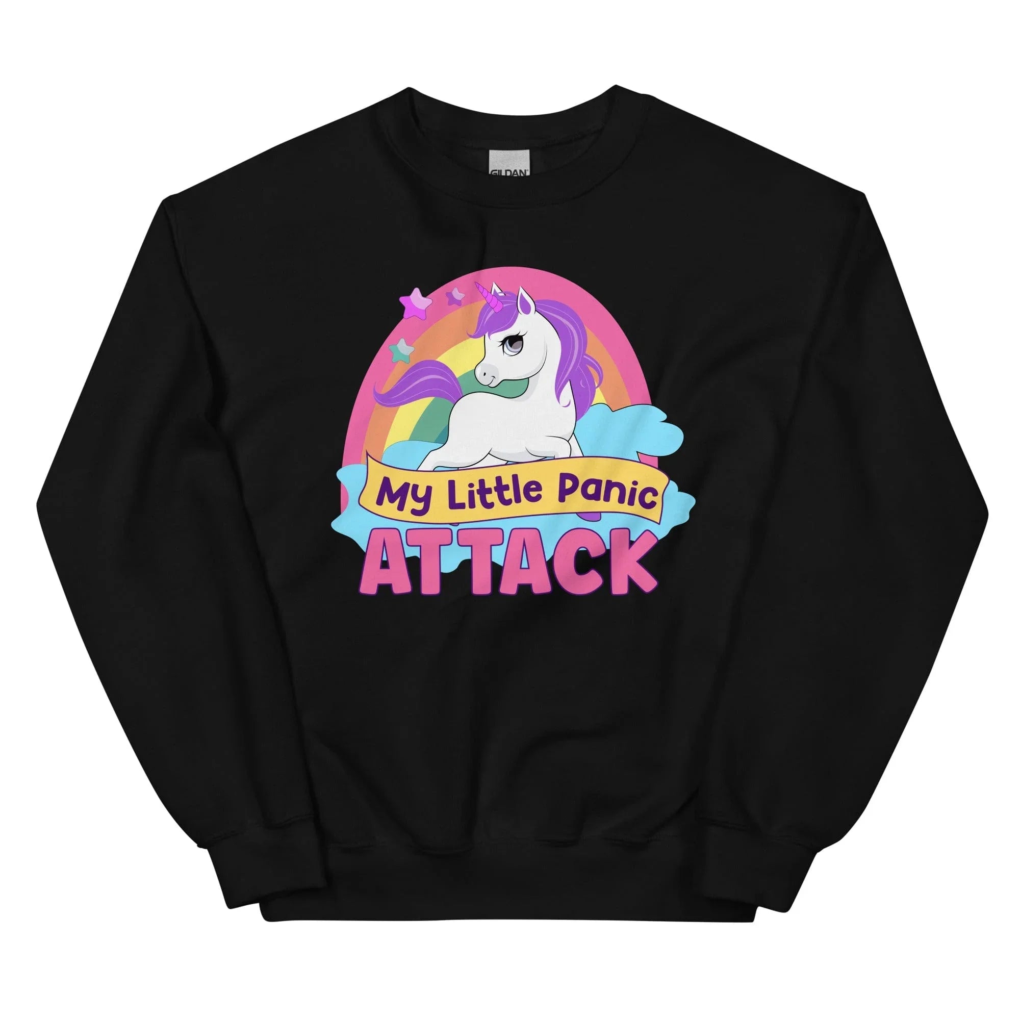 My Little Panic Attack Sweatshirt Black / S Peachy Sunday T-Shirt