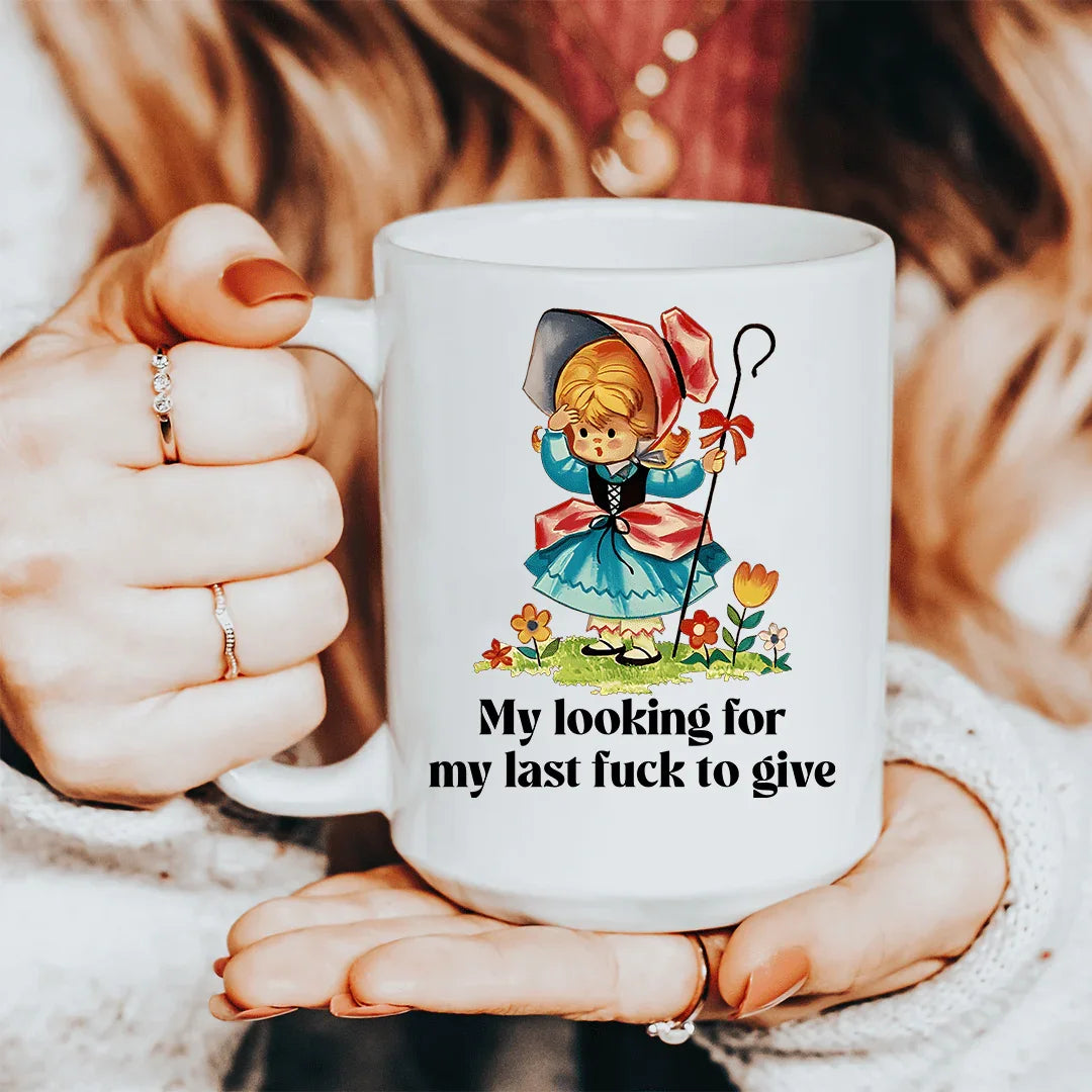 My Looking For My Last F* To Give 15 oz Peachy Sunday T-Shirt