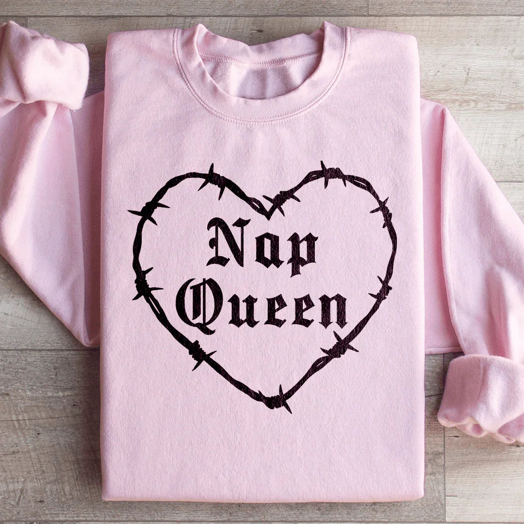 Nap Queen Sweatshirt Light Pink / S Peachy Sunday T-Shirt