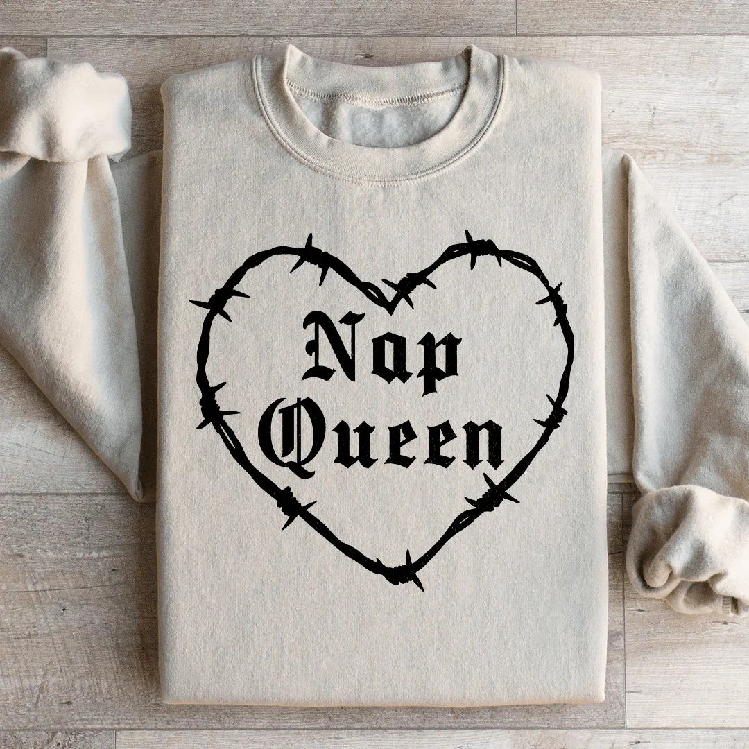 Nap Queen Sweatshirt Sand / S Peachy Sunday T-Shirt