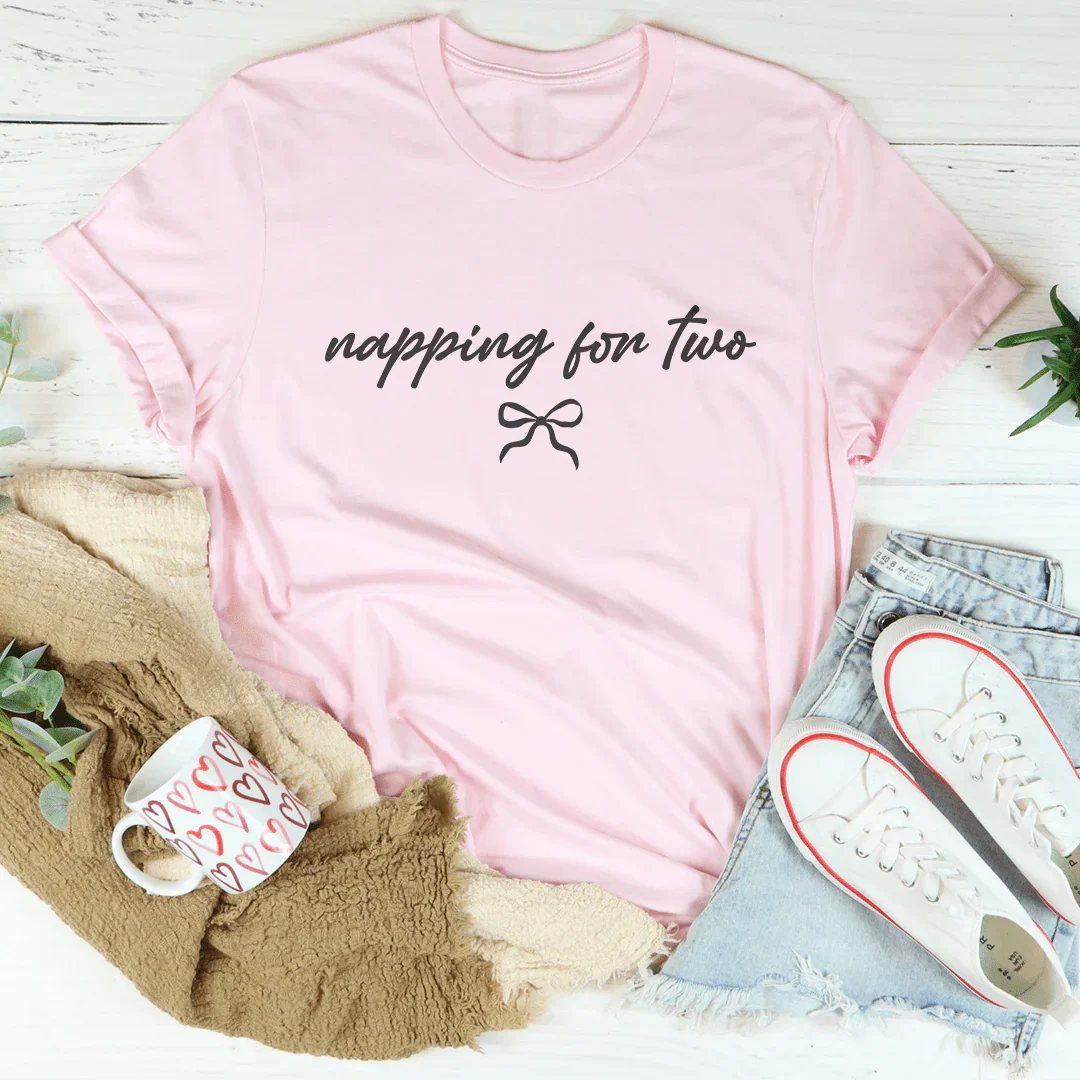 Napping For Two Tee Pink / S Peachy Sunday T-Shirt