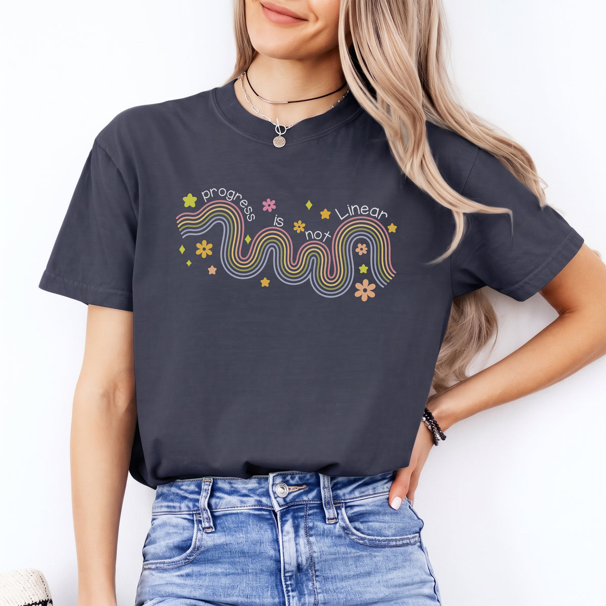 T-shirt « Progress Is Not Linear »