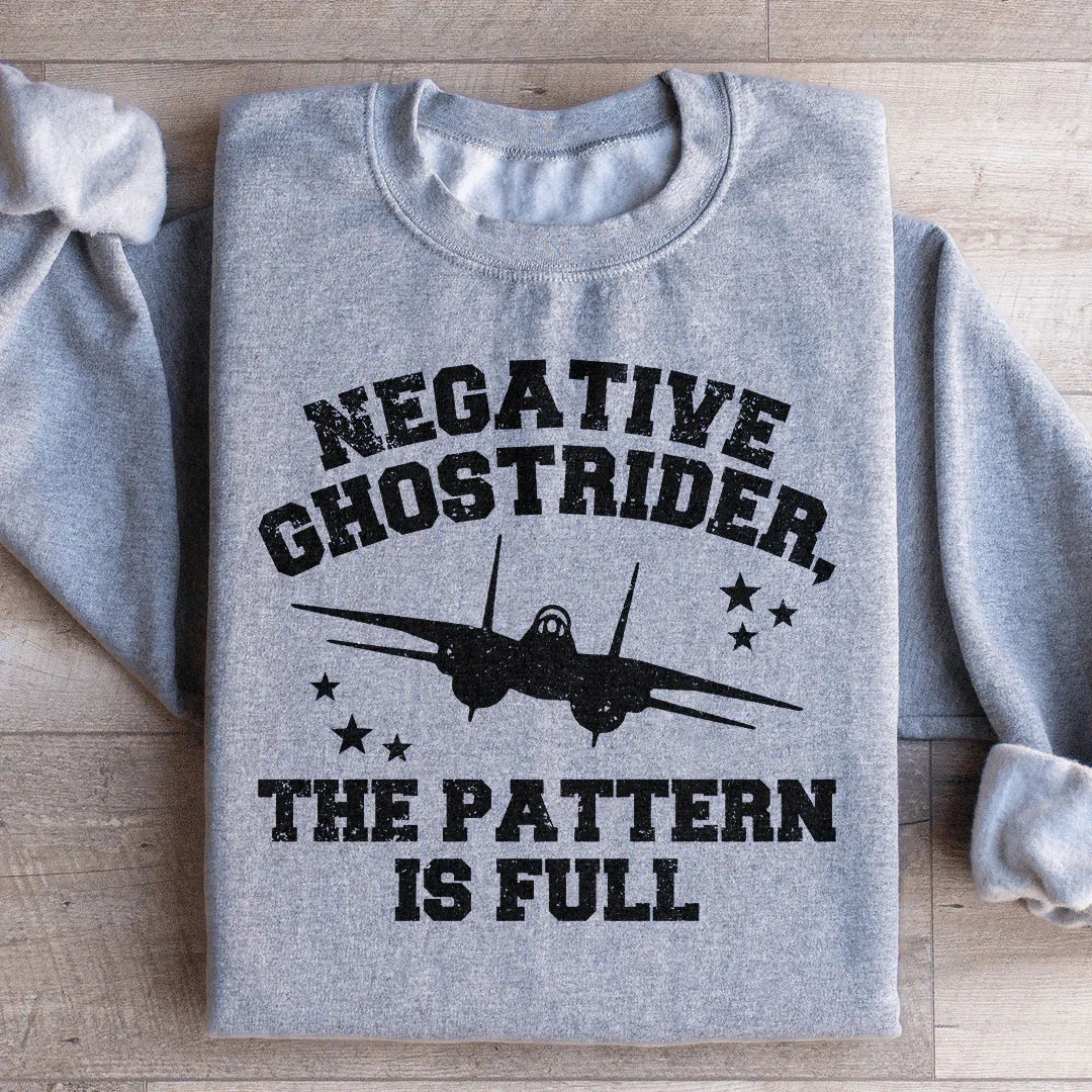 Negative Ghostrider Sweatshirt Sport Grey / S Peachy Sunday T-Shirt