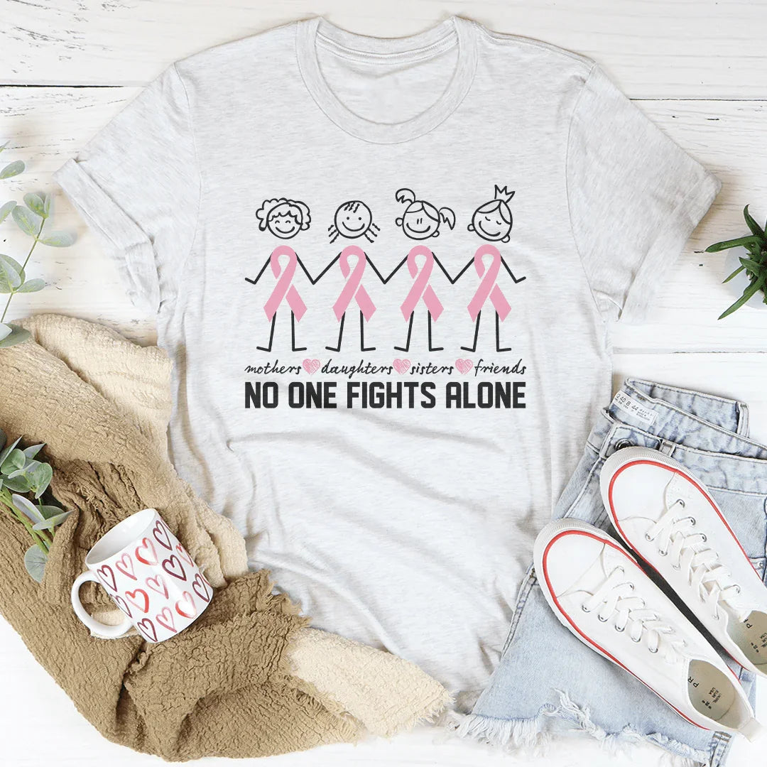 No One Fights Alone Tee Ash / S Peachy Sunday T-Shirt