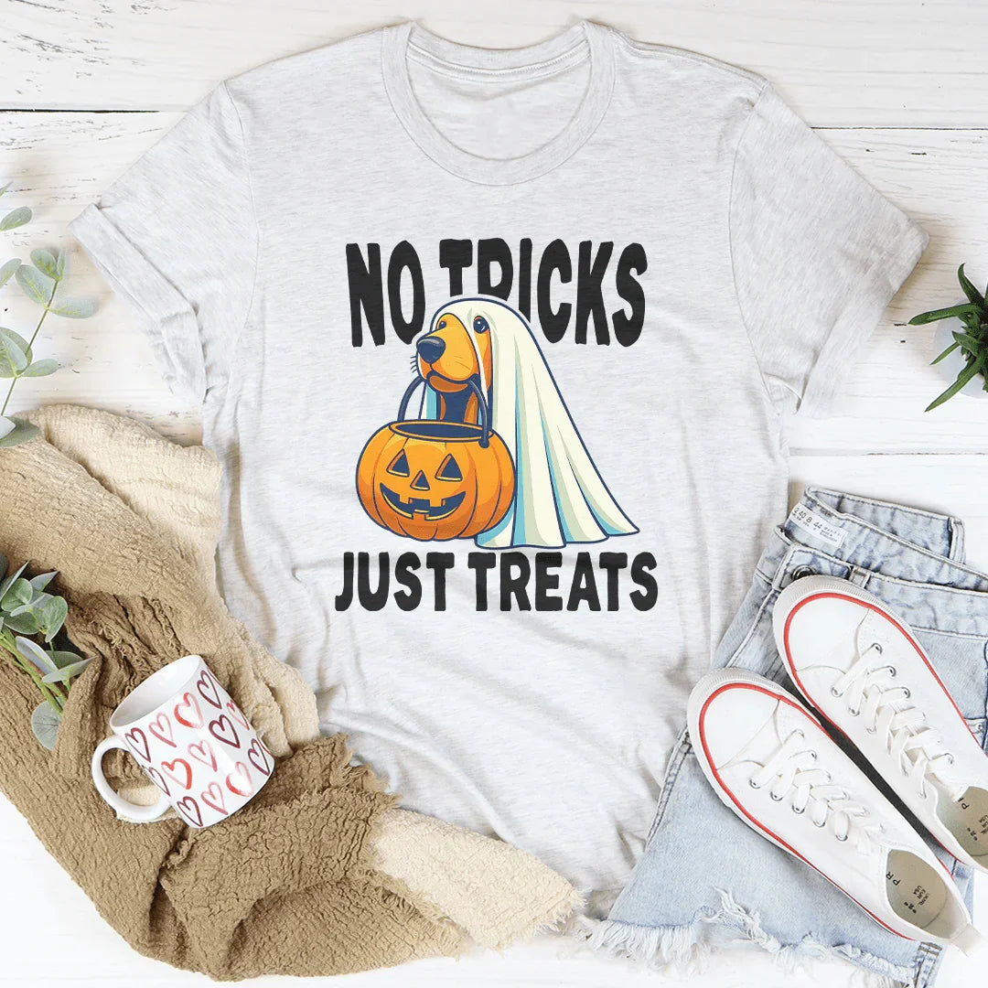 No Tricks Just Treats Tee Ash / S Peachy Sunday T-Shirt