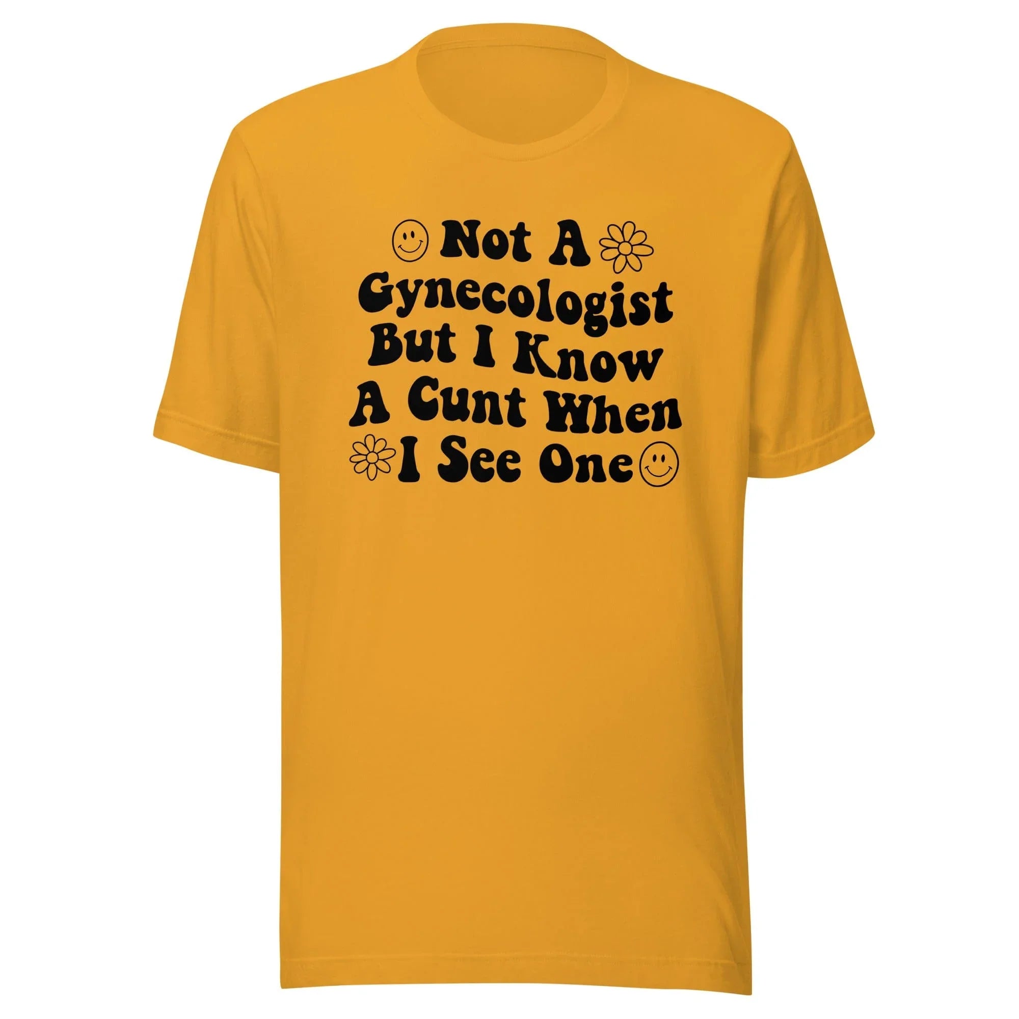 Not A Gynecologist Tee Mustard / S Peachy Sunday T-Shirt