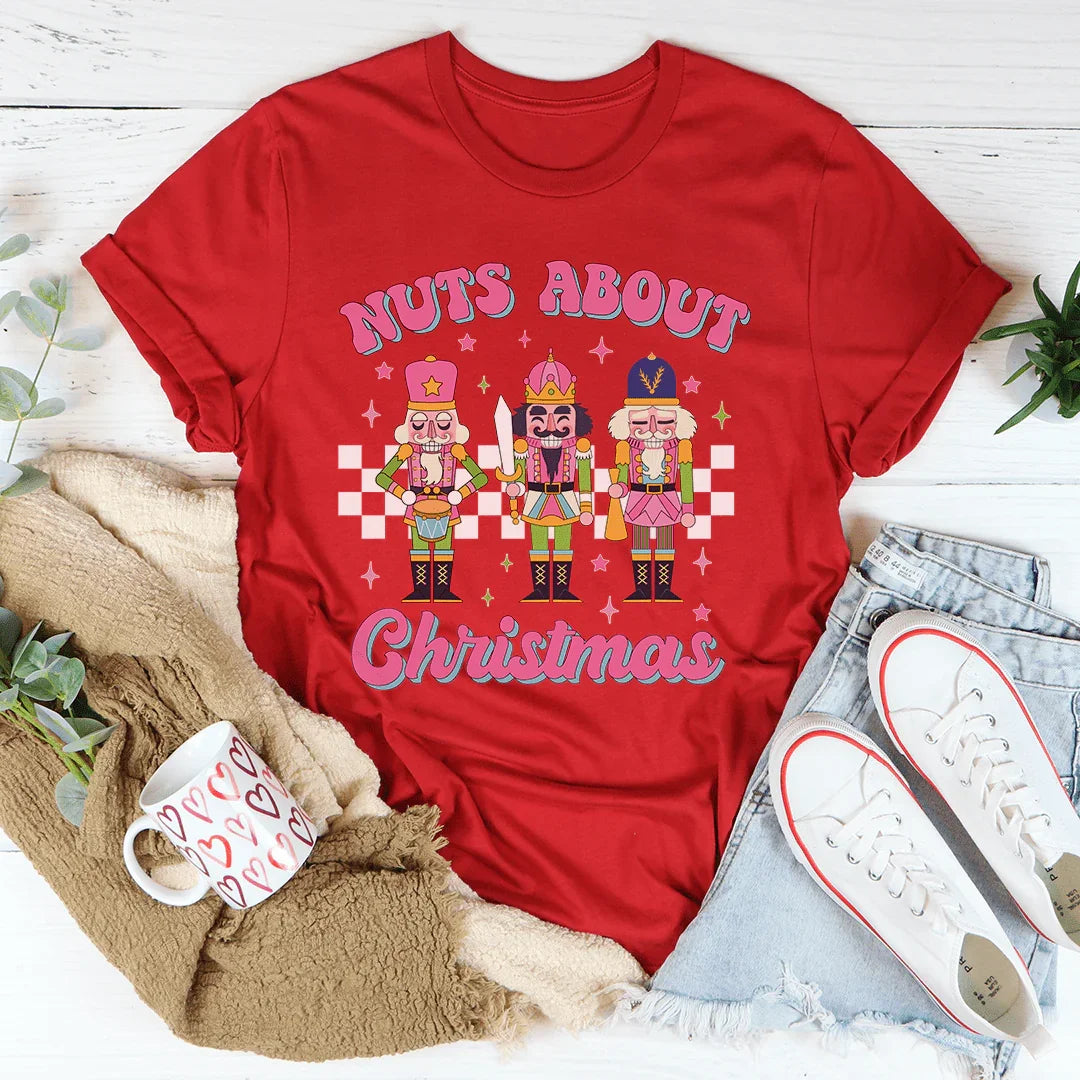 Nuts About Christmas Tee Red / S Peachy Sunday T-Shirt