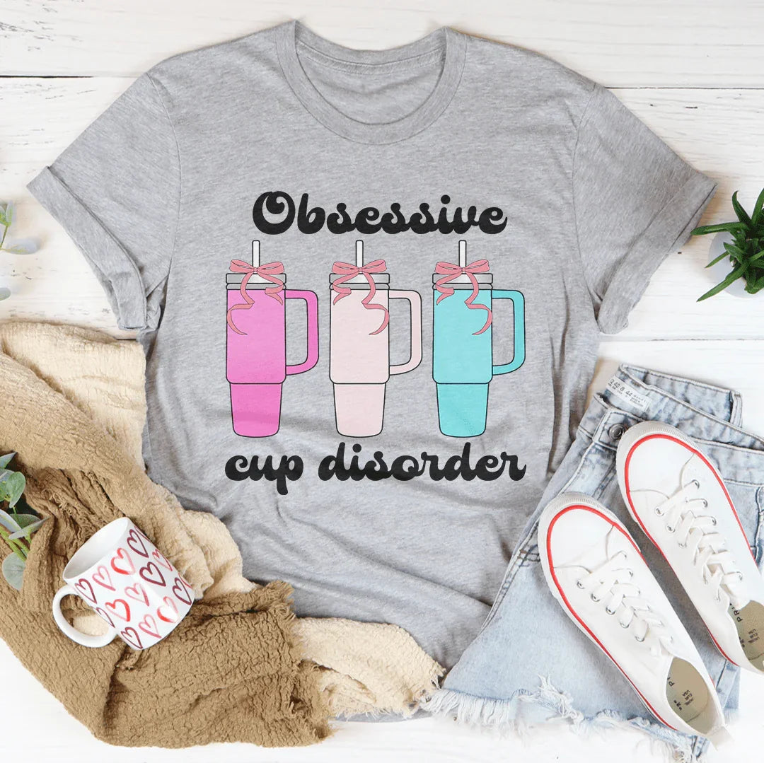Obsessive Cup Disorder Tee Athletic Heather / S Peachy Sunday T-Shirt
