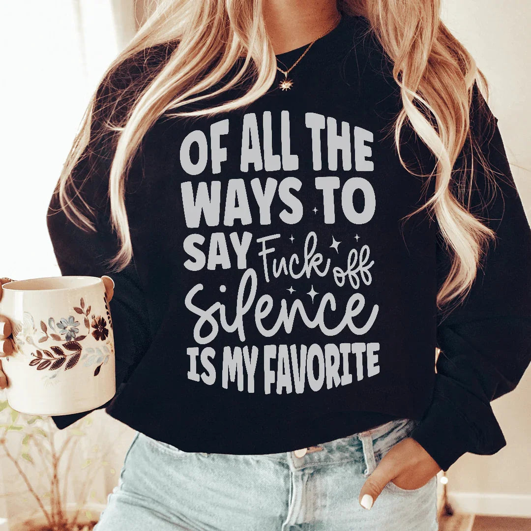 Of All The Ways To Say Tee Black / S Peachy Sunday T-Shirt