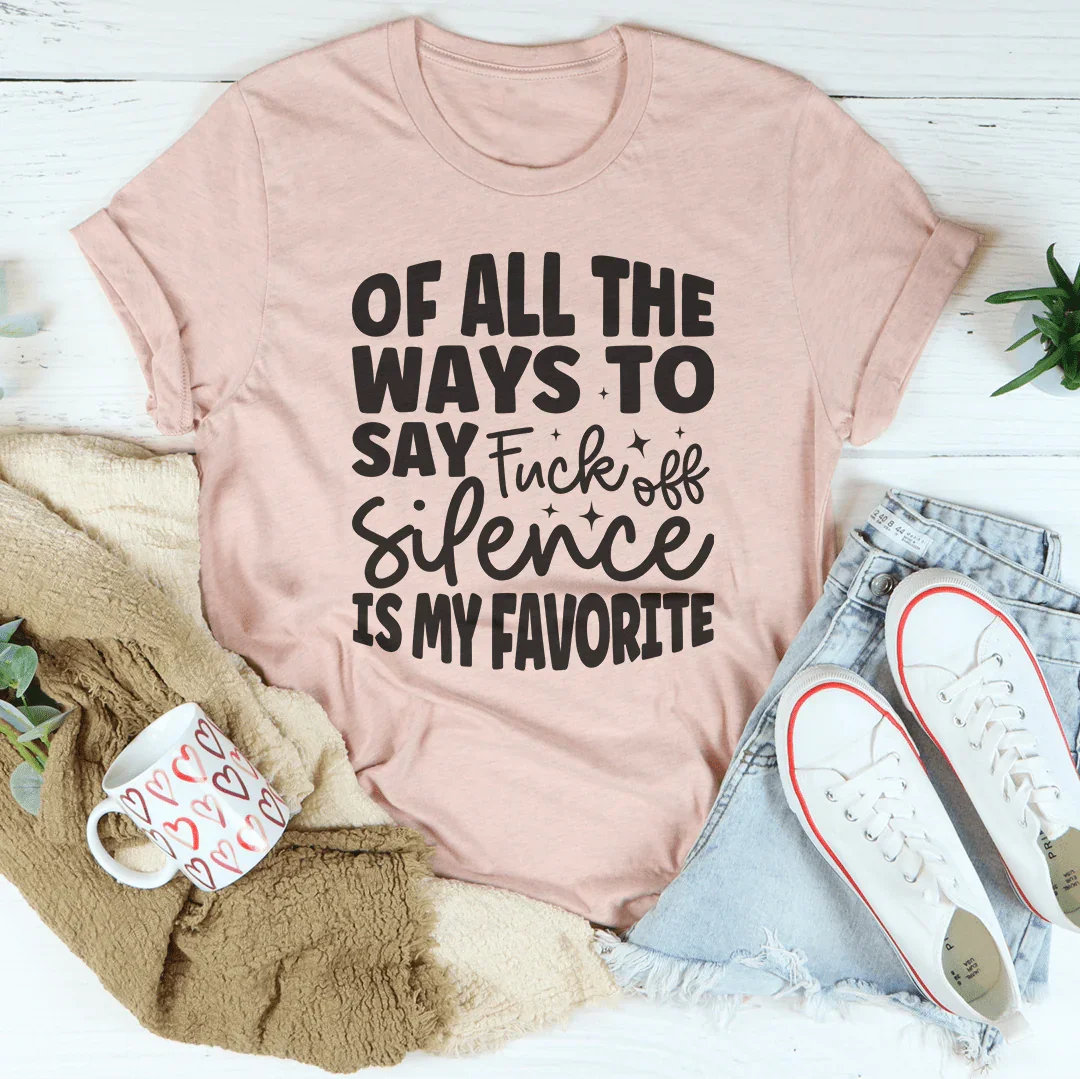 Of All The Ways To Say Tee Heather Prism Peach / S Peachy Sunday T-Shirt