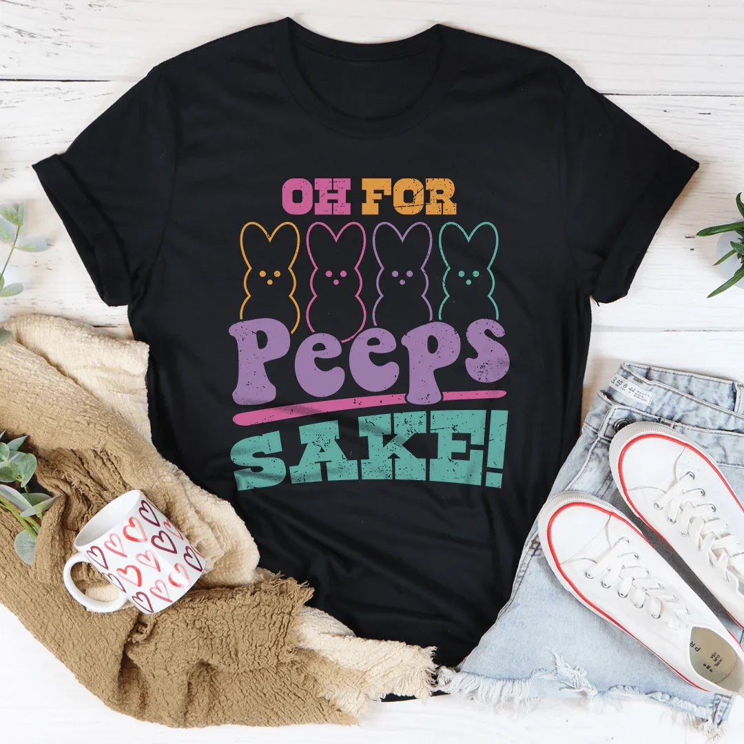 Oh For Peeps Sake Tee Black Heather / S Peachy Sunday T-Shirt