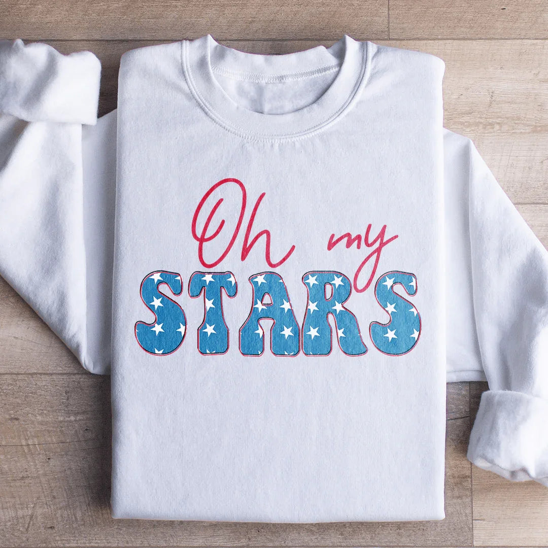 Oh My Stars Sweatshirt White / S Peachy Sunday T-Shirt