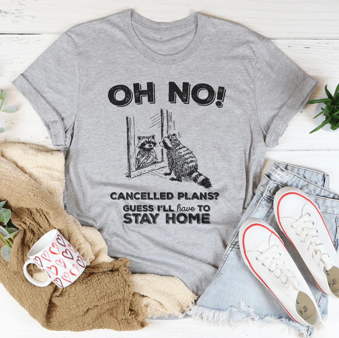 Oh No Cancelled Plans Tee Athletic Heather / S Peachy Sunday T-Shirt