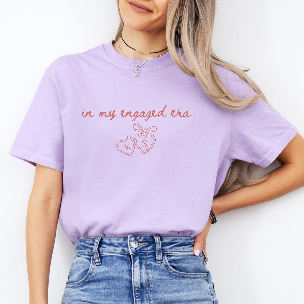 Personalized In My Engaged Era Tee