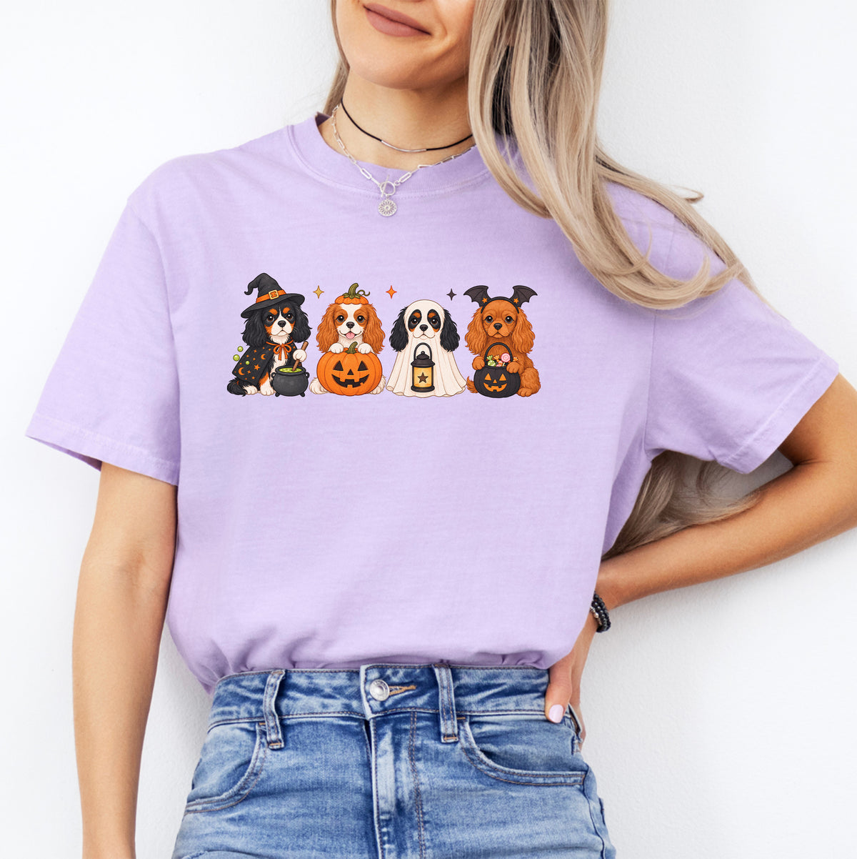 T-shirt Halloween Cavalier King