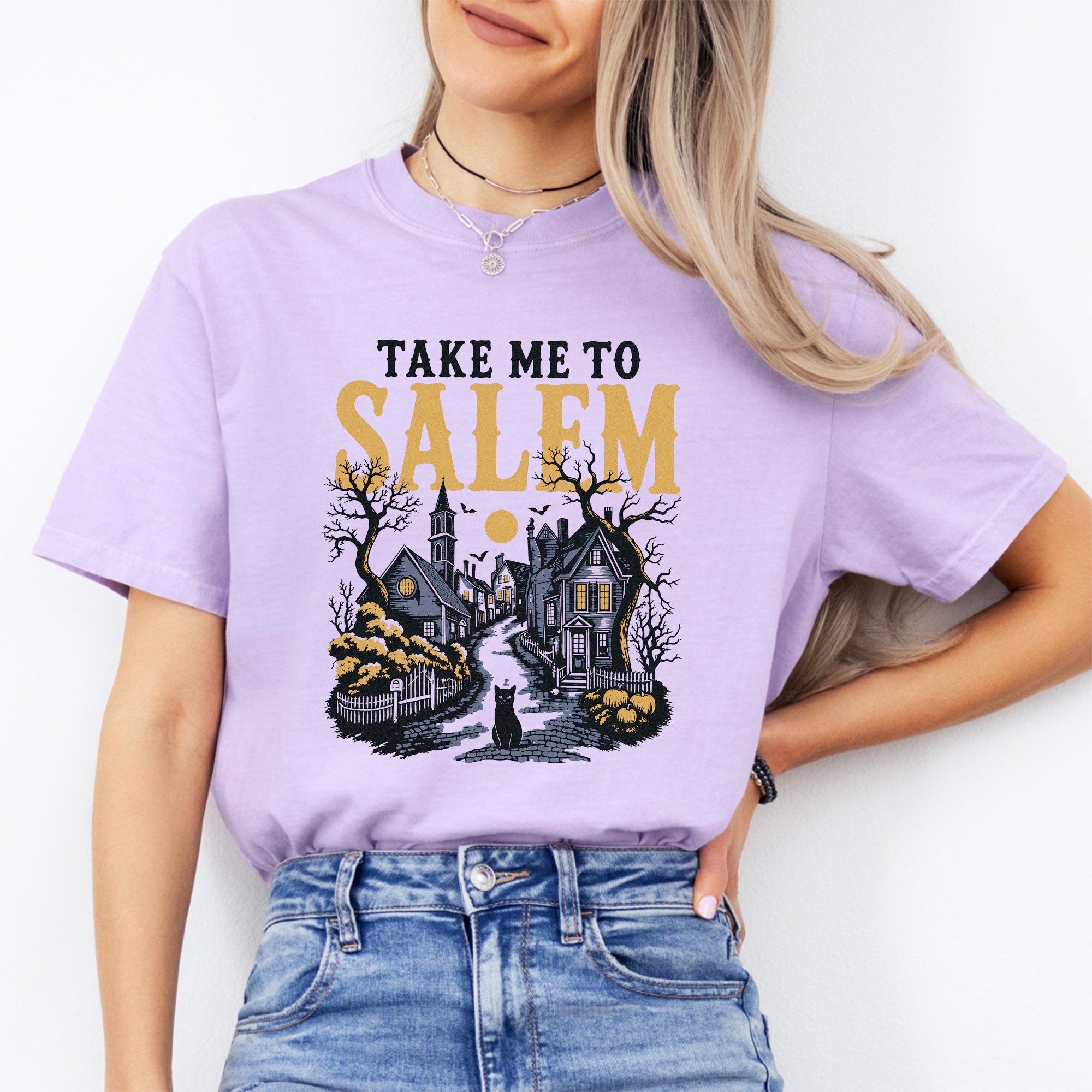 Digitales Retro-Halloween-T-Shirt