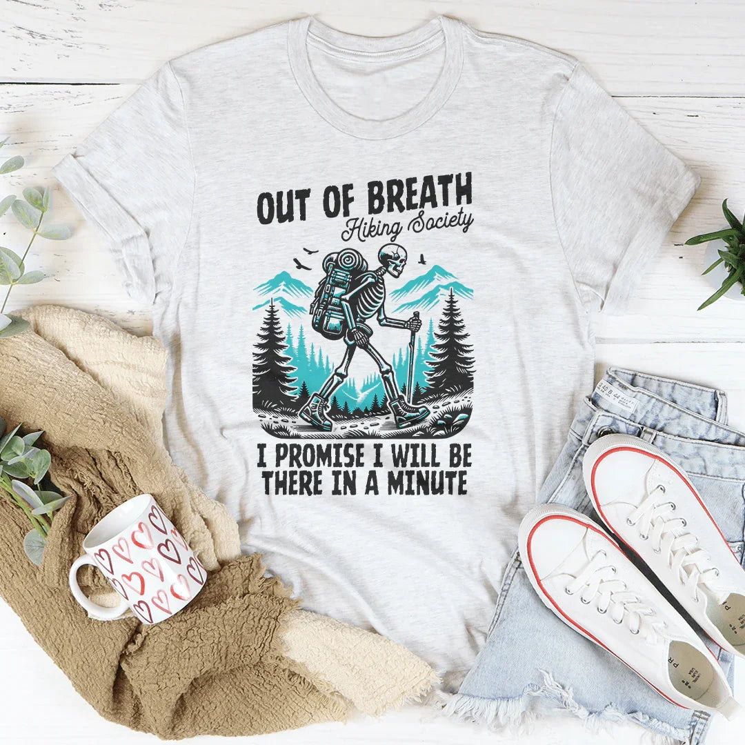 Out Of Breath Hiking Society Tee Ash / S Peachy Sunday T-Shirt