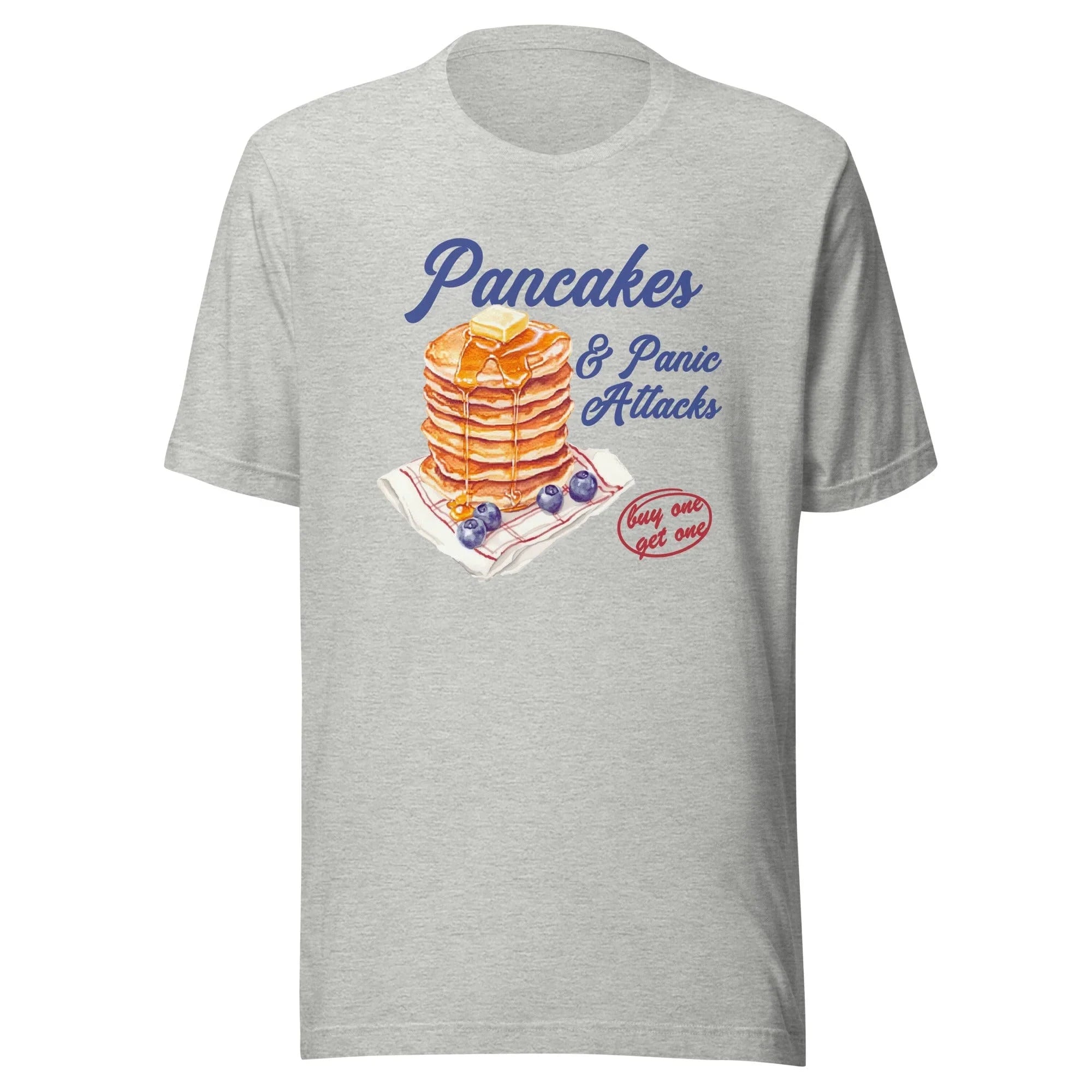 Pancakes And Panic Attacks Tee Athletic Heather / S Peachy Sunday T-Shirt