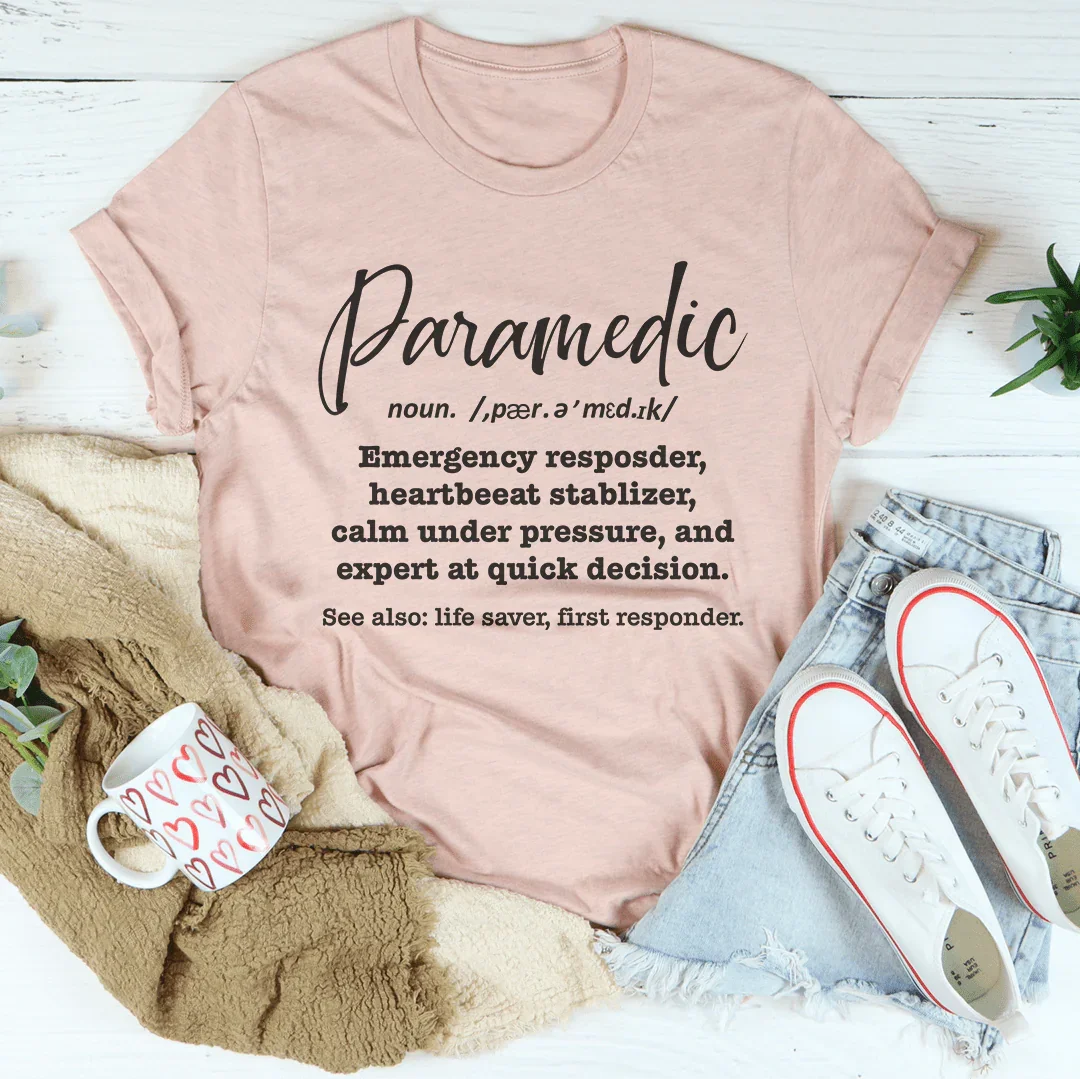 Paramedic Dafination Tee Heather Prism Peach / S Peachy Sunday T-Shirt