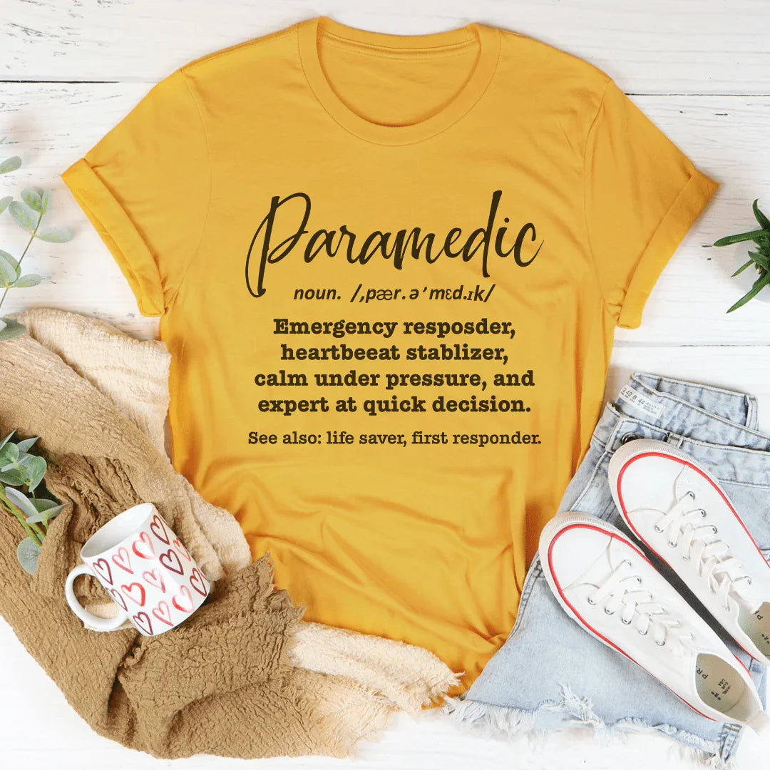 Paramedic Dafination Tee Mustard / S Peachy Sunday T-Shirt