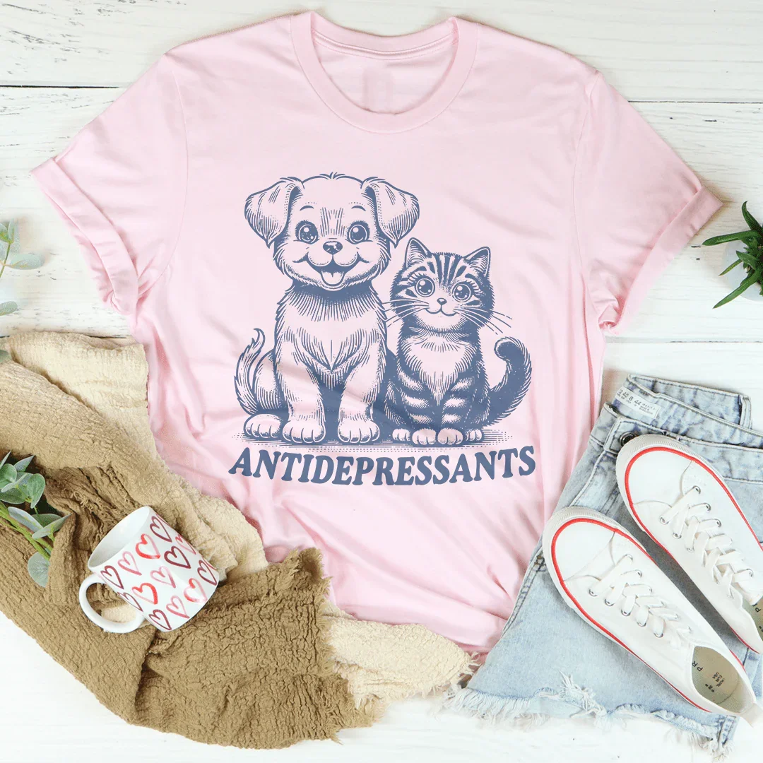 Pawsitive Vibes Tee Pink / S Peachy Sunday T-Shirt