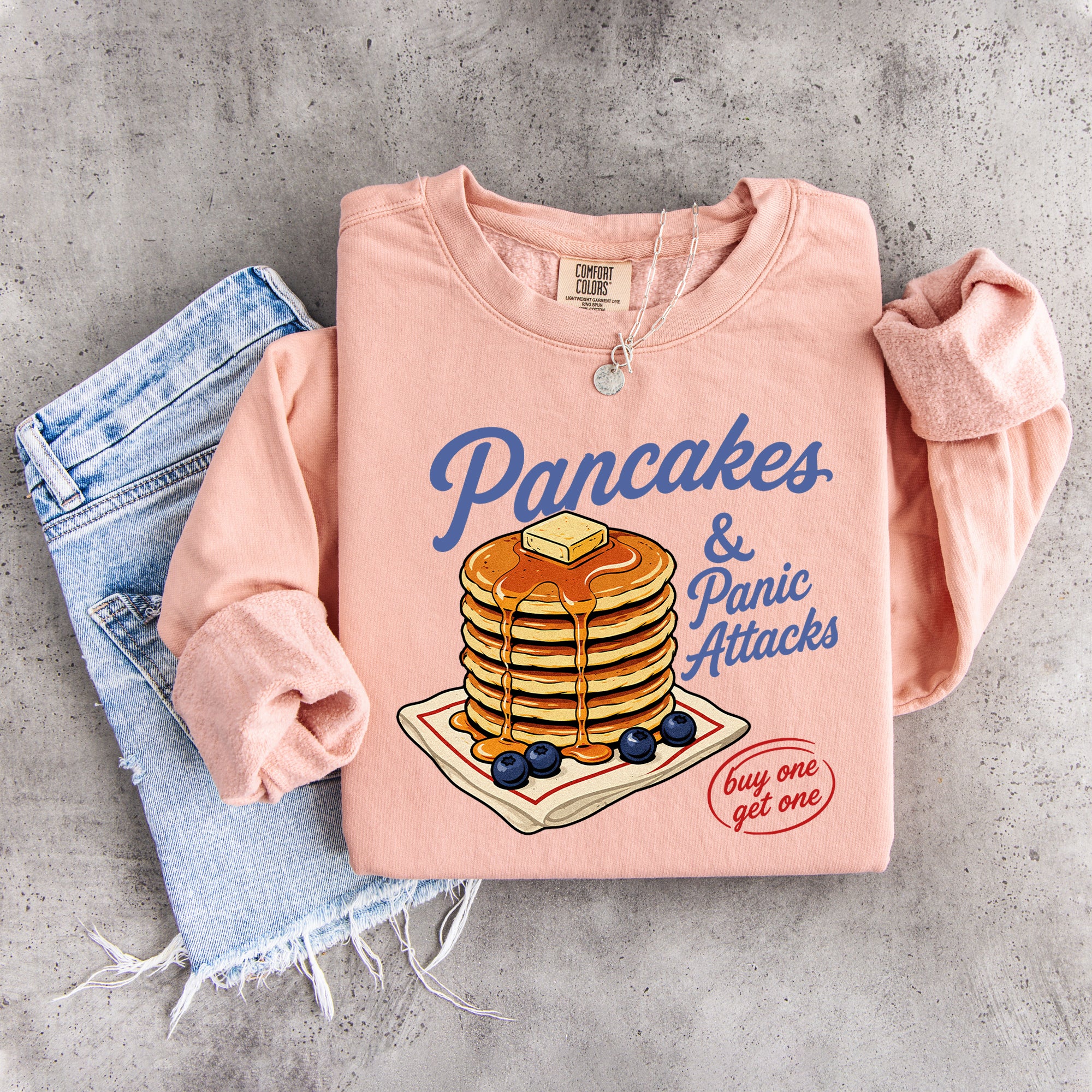 Sudadera «Panqueques y ataques de pánico»