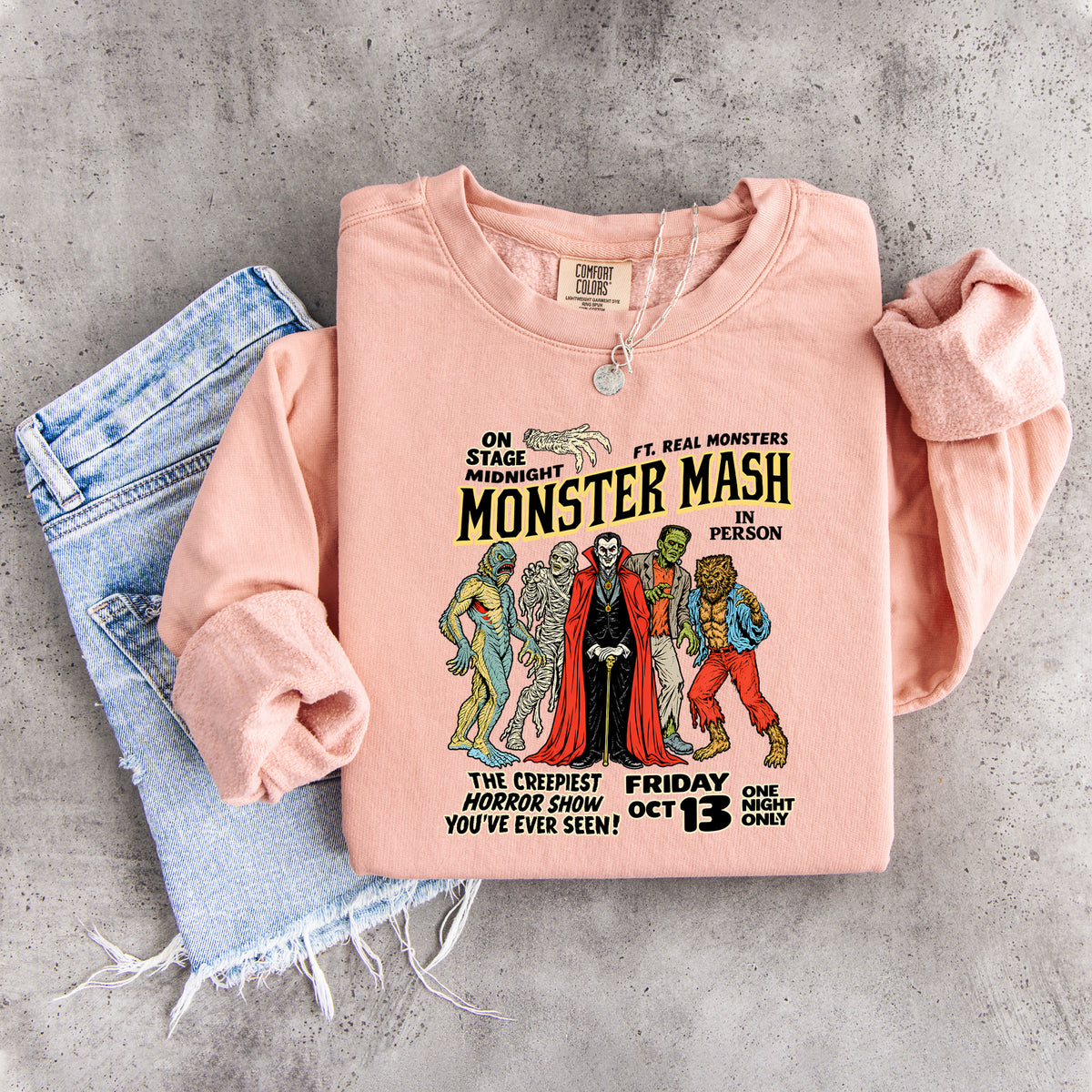 Suéter Vintage Look Monster Mash