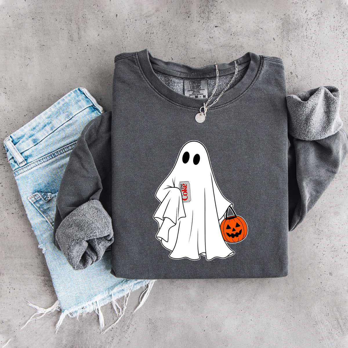 Halloween Diet Coke Ghost Sweatshirt