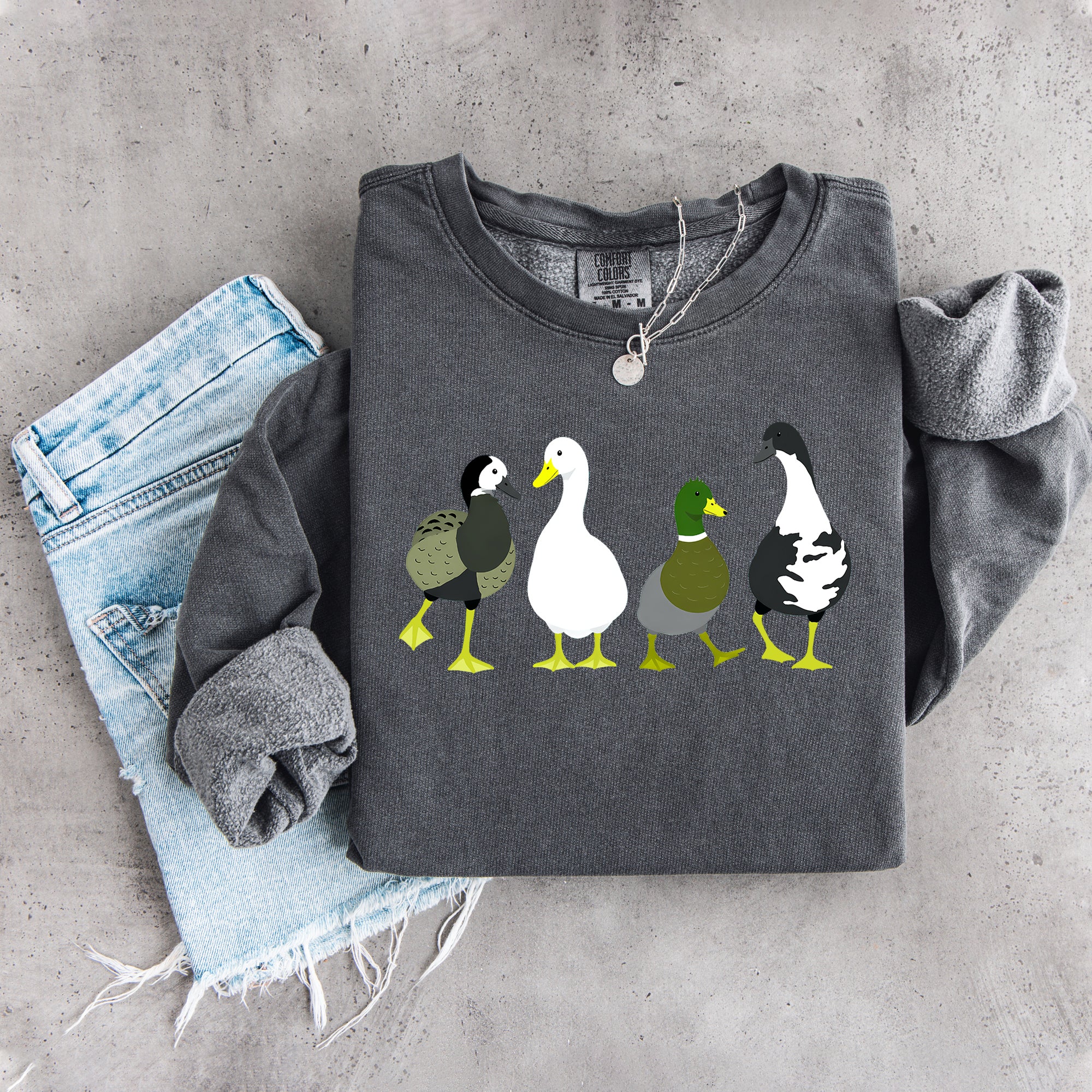 Sweatshirt „Süße Enten-Crew“